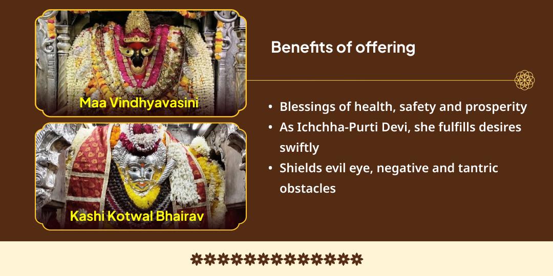 2025 Last Masik Durgashtami Kashi Kotwal Bhairav & Maa Vindhyavasini 2 Temple Chadhava