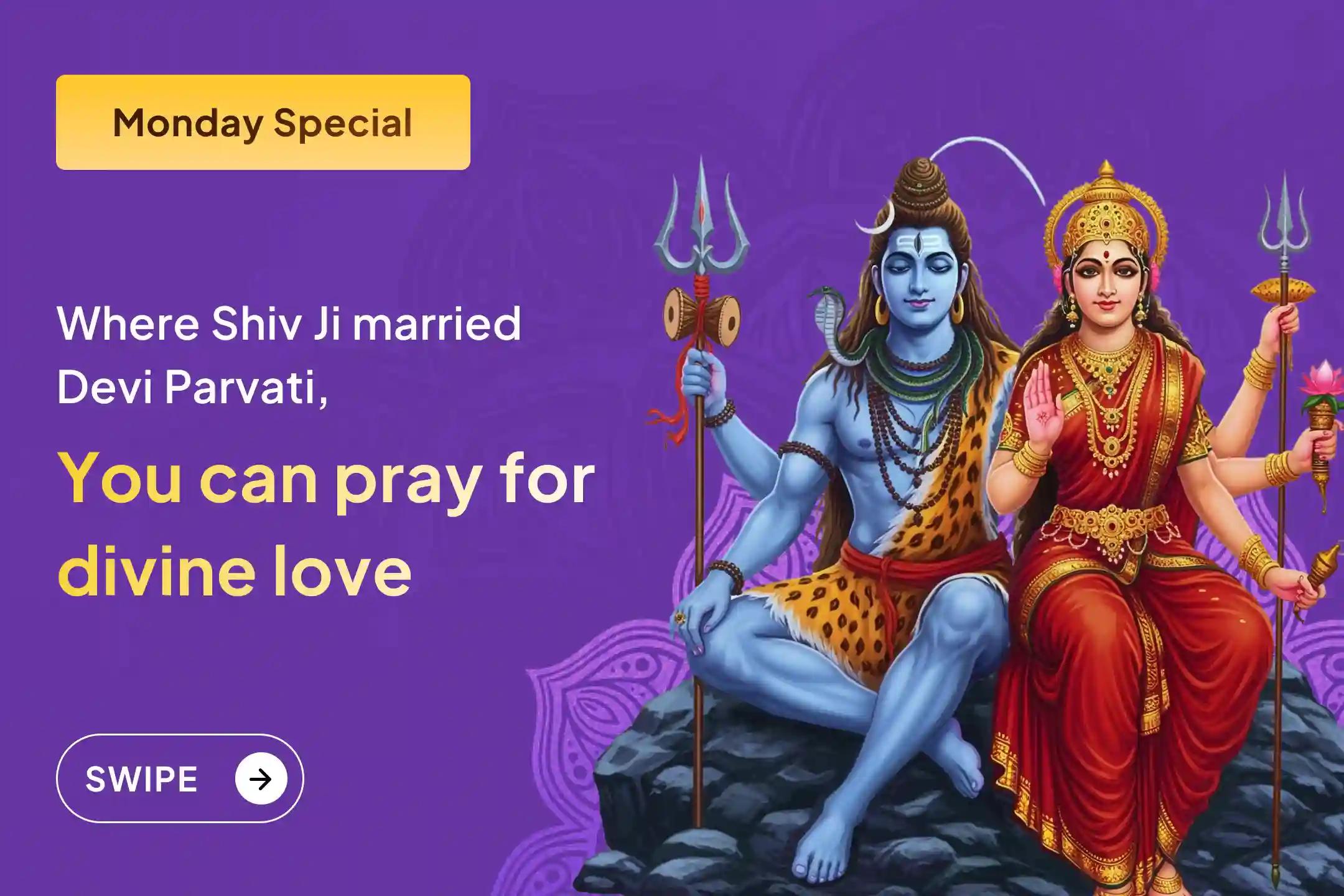 🔱At the very place where Shiva and Parvati married, pray for the love, trust, and peace your heart has been longing for 🕉️