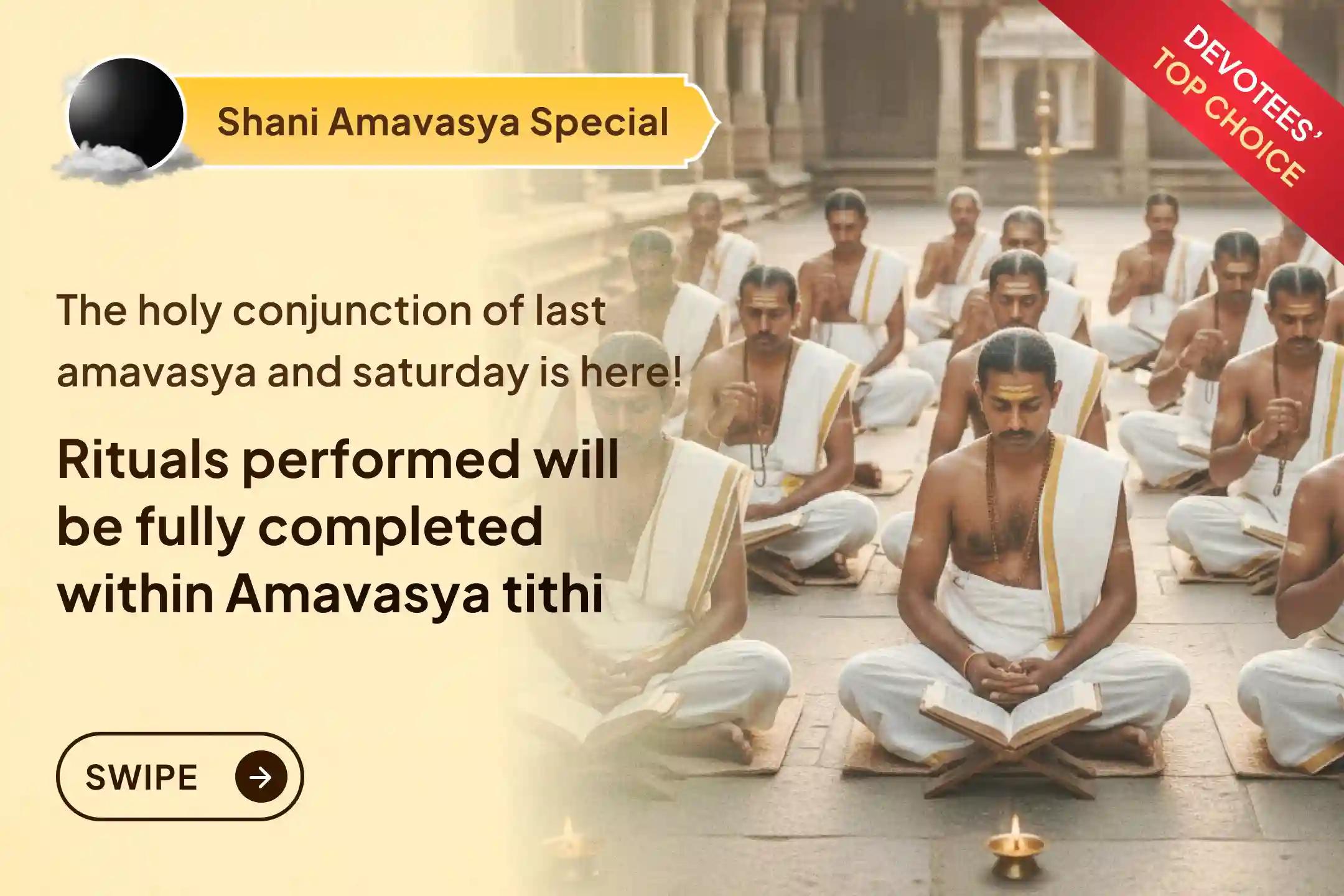 ✨Some turning points in a year come silently- this Shani Amavasya Brahma Muhurat Puja is one of them. Don’t miss it.