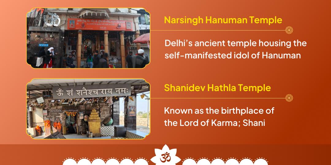 Saturday Special Shanidev Hathla & Narsingh Hanuman Dual Temple Chadhava