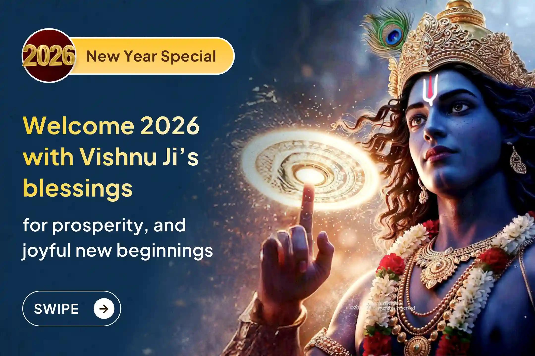 ✨ Are you ready to welcome the new year with a strong foundation of health, wealth, and happiness? Begin the New Year by invoking the boundless grace of Lord Satyanarayan and Lord Dhanvantari!