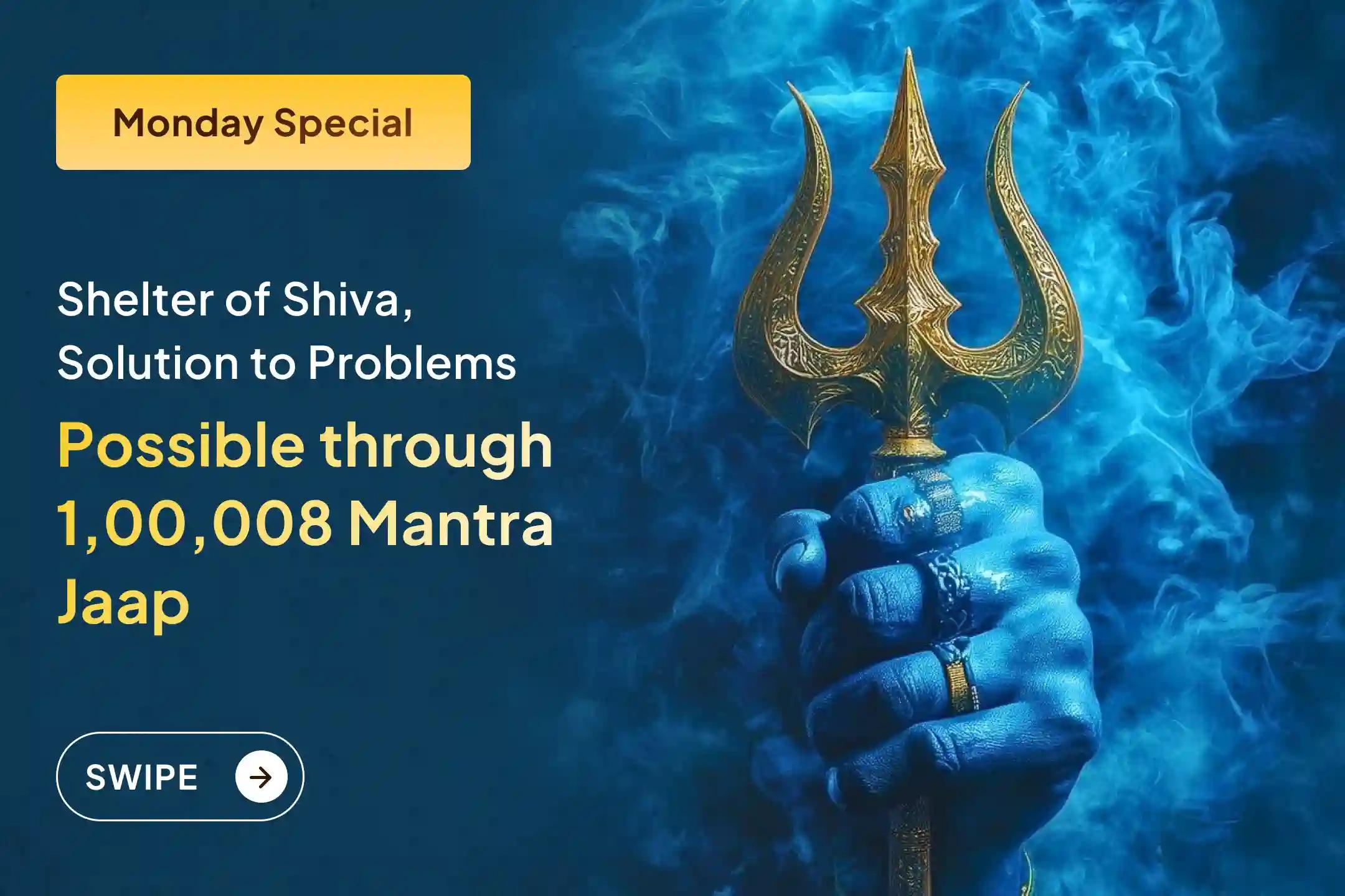🌕 On the last Monday of 2025, devotees receive blessings of health, wealth, prosperity, and obstacle removal through 21 Dravya Maha Rudrabhishek and 1,00,008 Shiv Panchakshari Mantra Jaap.