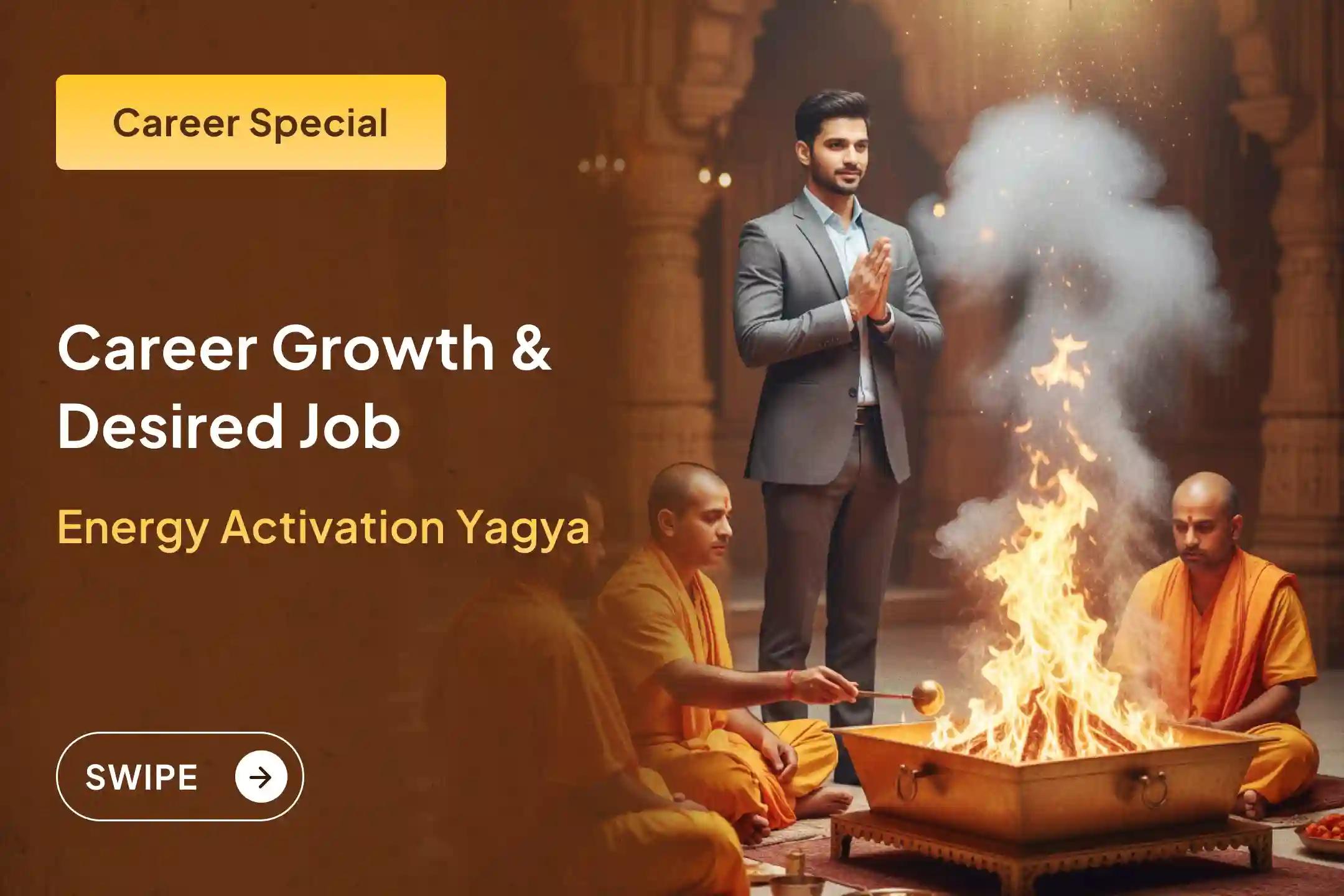 Are you working hard yet not getting the recognition, dream job, or direction to move forward? Participate in this powerful Job attraction yagya ✨