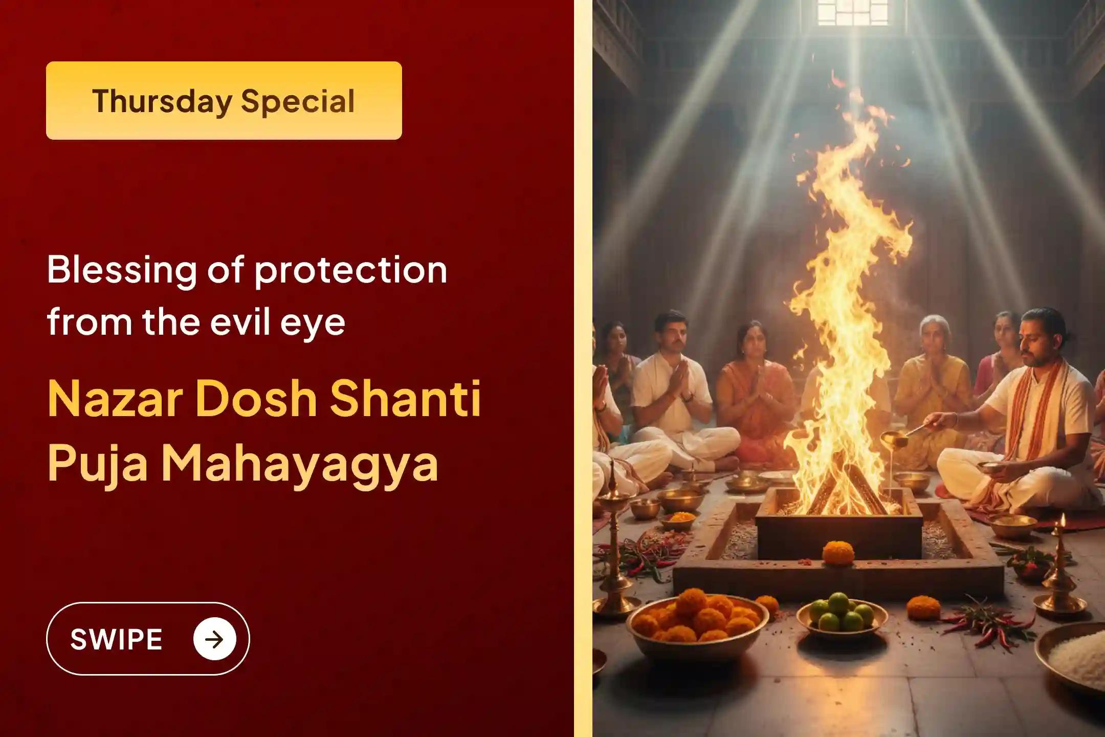 Are all your good efforts getting blocked repeatedly?  This may be the impact of Nazar Dosh.  Take refuge in Lord Kaal Bhairav and participate in this Mahāyagya…