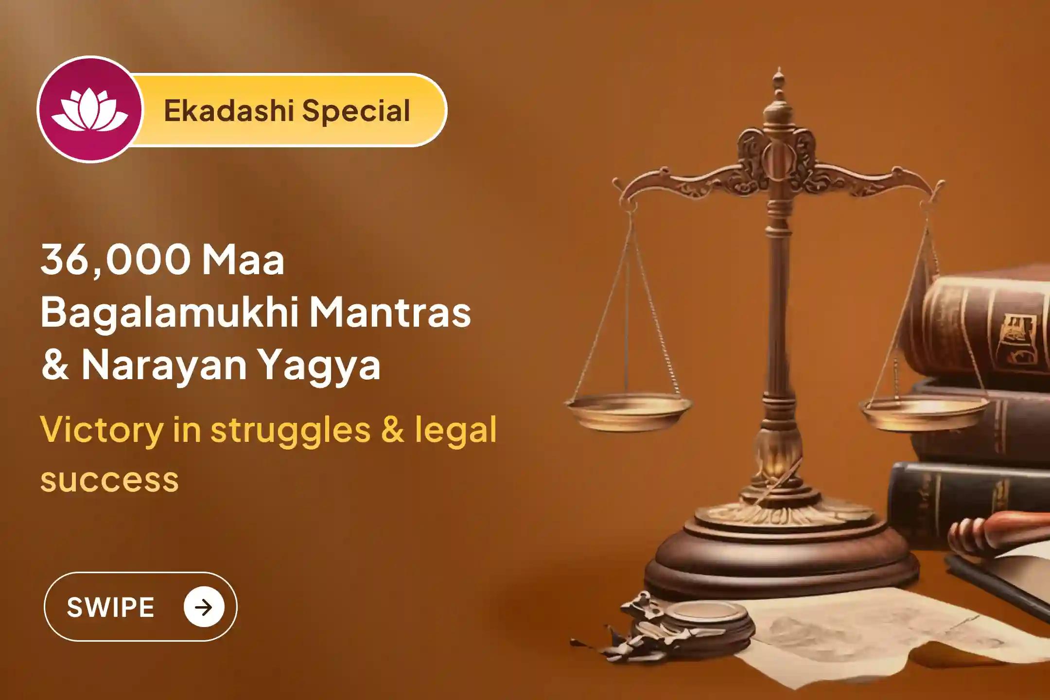 🔥 On Pausha Putrada Ekadashi, receive the dual blessings of Maa Bagalamukhi and Lord Narayan to overcome life’s unresolved struggles 🔥