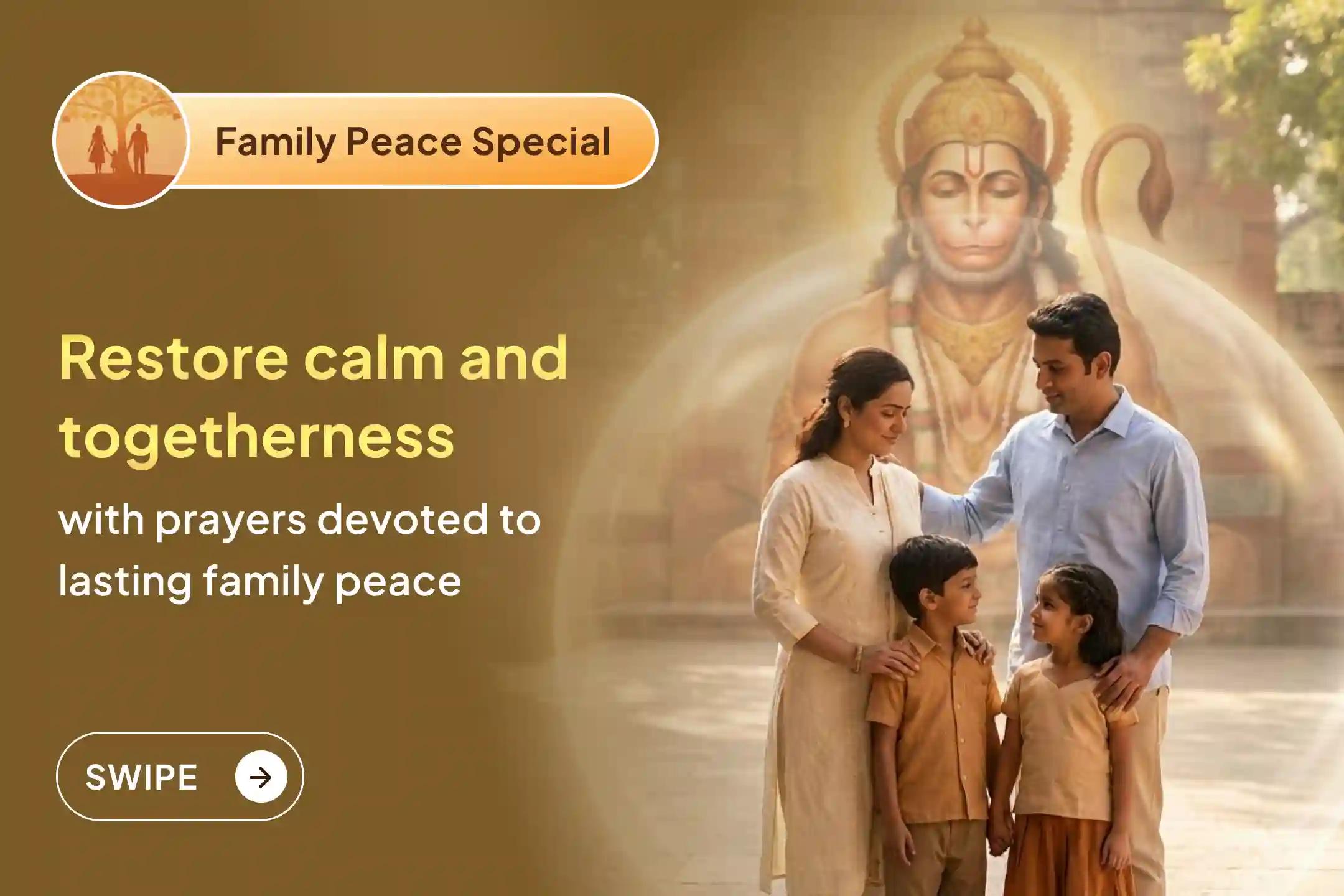  Let peace and love return to your home - seek Hanuman Ji’s blessings from Mayapati Hanuman Temple for harmony, prosperity, and unity within your family.🌸