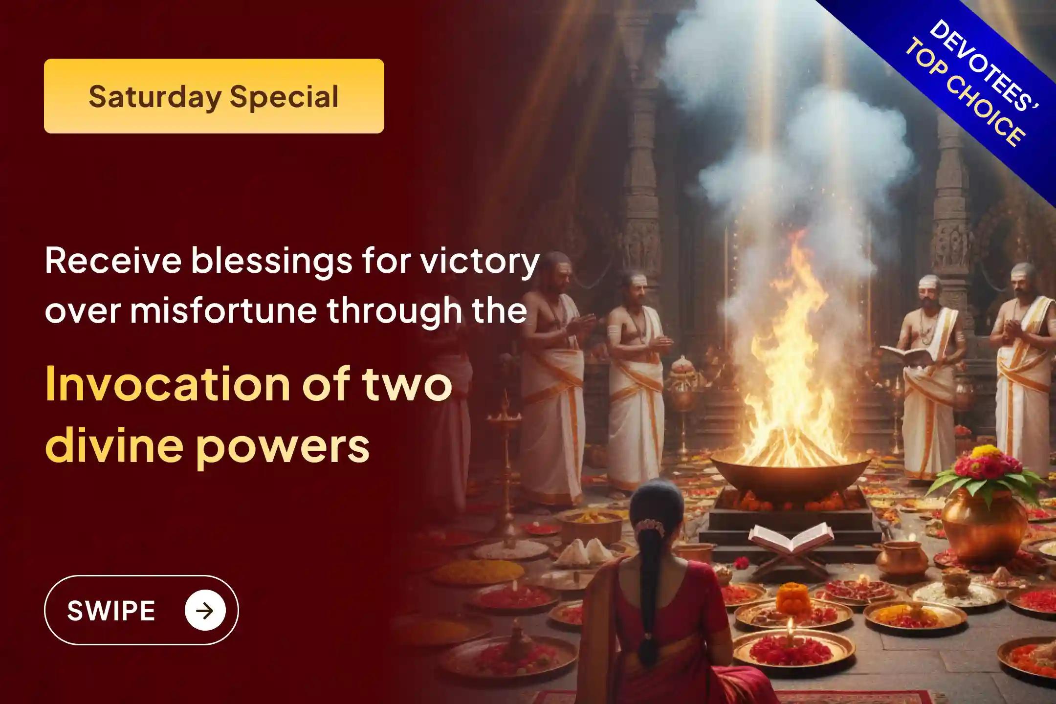 ✨ Experience the transformative energy of 23,000 Shani Mool Mantra Jaap and 1008 Sankat Mochan Hanuman Ashtak Path performed by 21 Brahmins, and invite protection and relief from obstacles into your life.