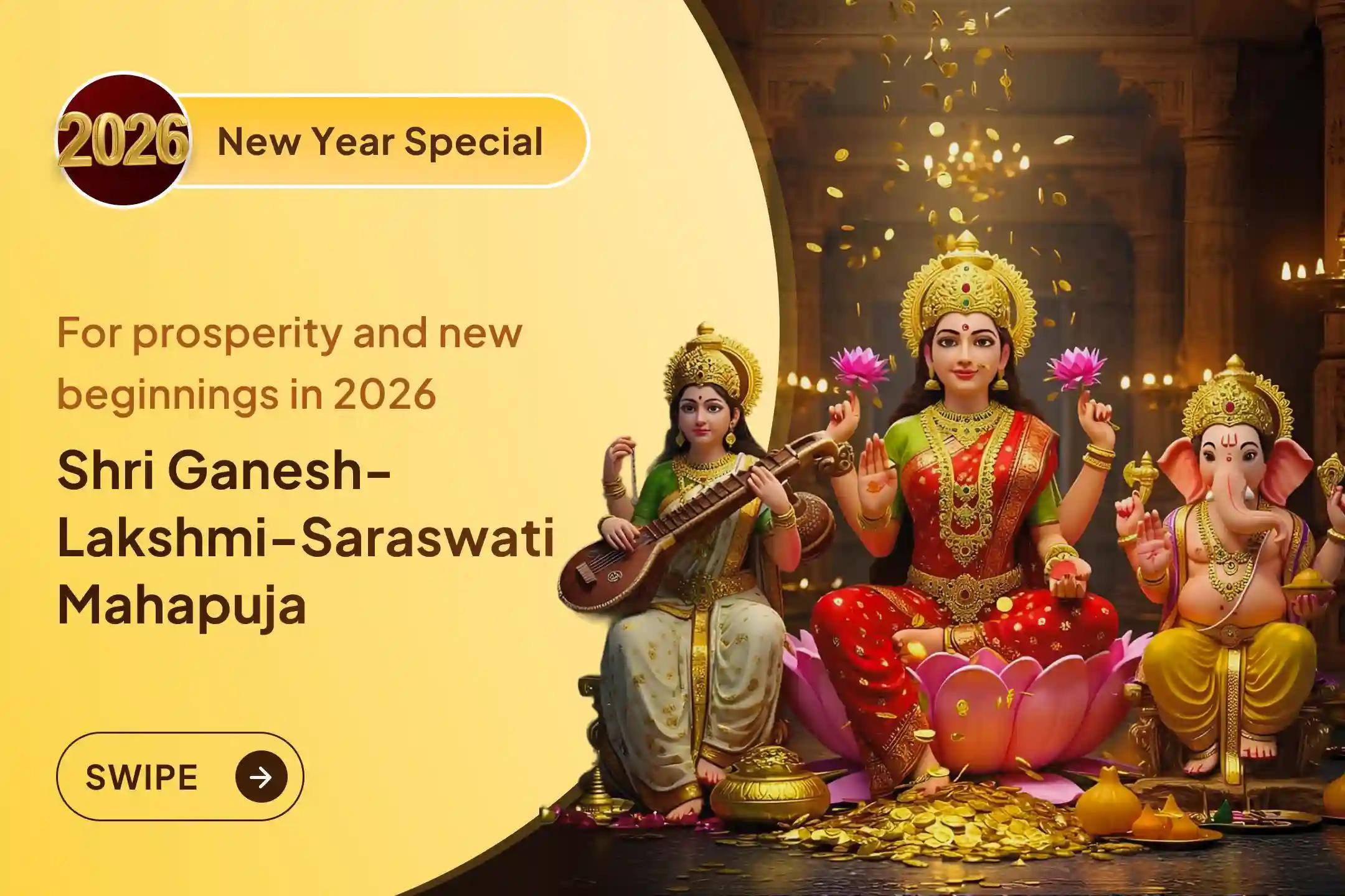 ✨ Want a fresh start? Begin this new year by receiving blessings from the three divine powers to overcome any challenge.