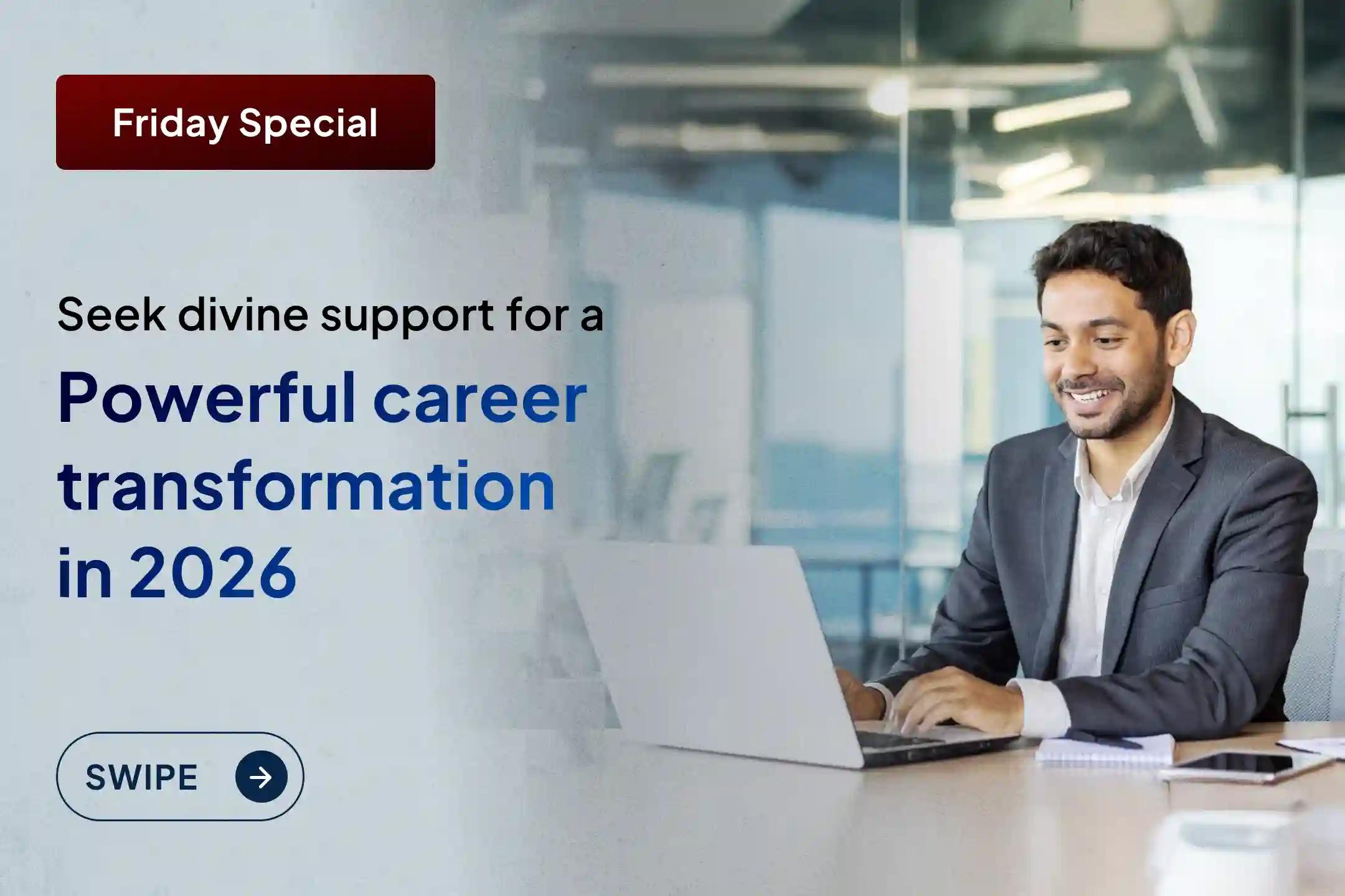 Do you ever feel that despite working hard, you are not getting recognition in your career, your dream job, or a clear path forward? Here’s a divine path forward for a transformative career breakthrough in 2026✨