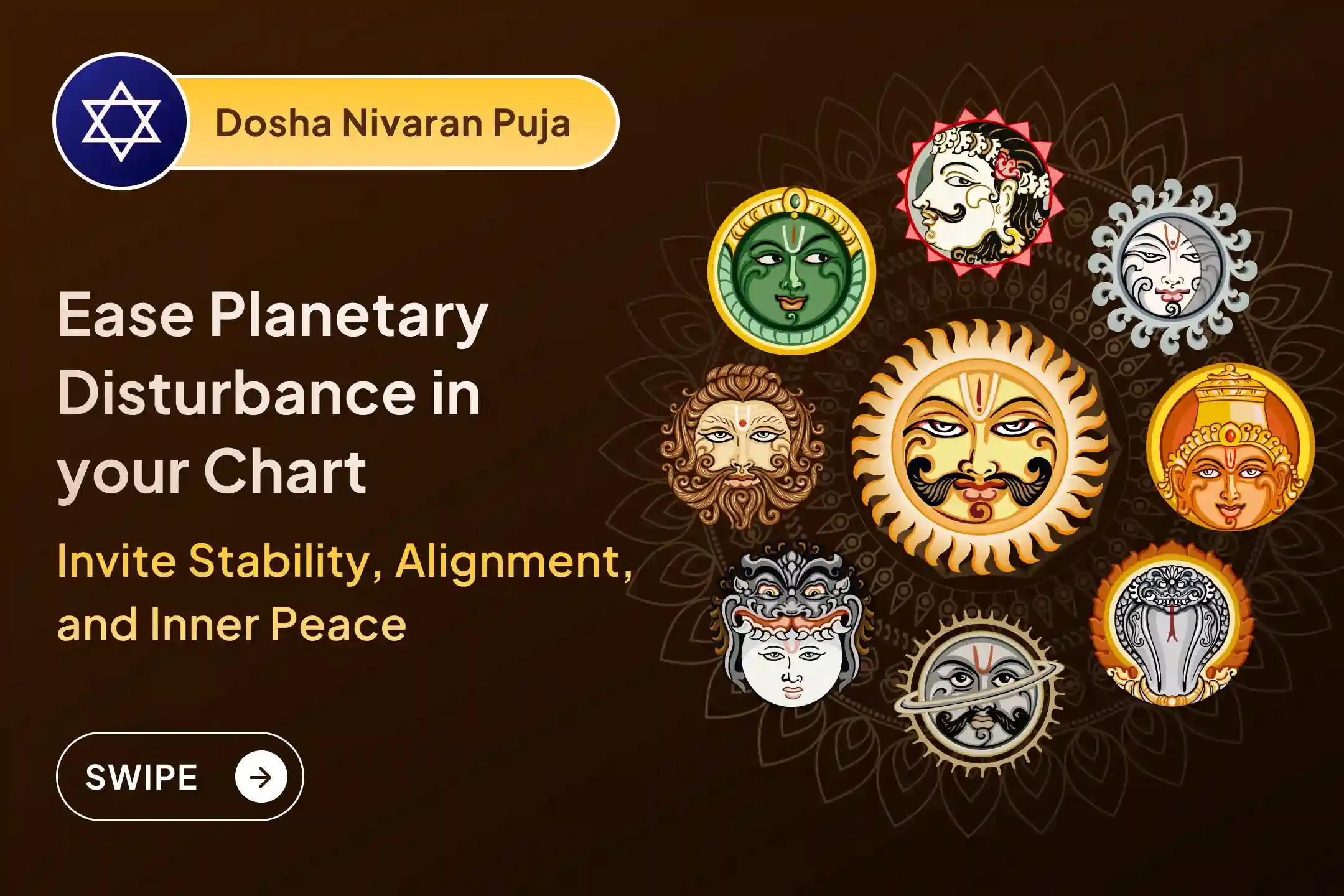 🔱 Detected planetary imbalance in your chart? This Navagraha Shanti Puja is performed to restore harmony and balance among all planetary influences 🔱
