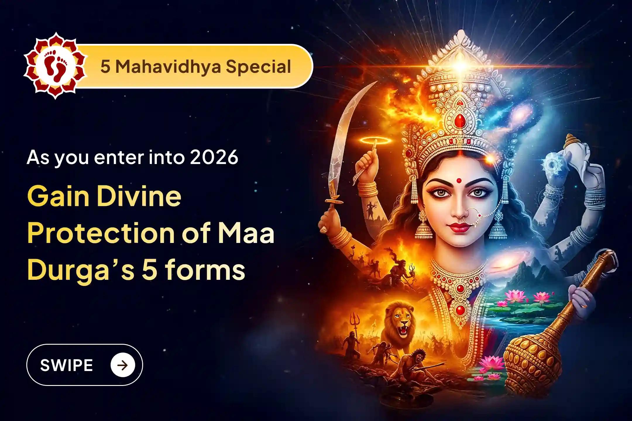 🕉️ 🔥Step into 2026 empowered! This Friday at Shaktipeeth, awaken the five Mahavidyas’ fierce energy - Maa Kali, Tara, Shodashi, Bhuvaneshwari & Bagalamukhi - for courage, clarity, and inner strength!🔥 🕉️