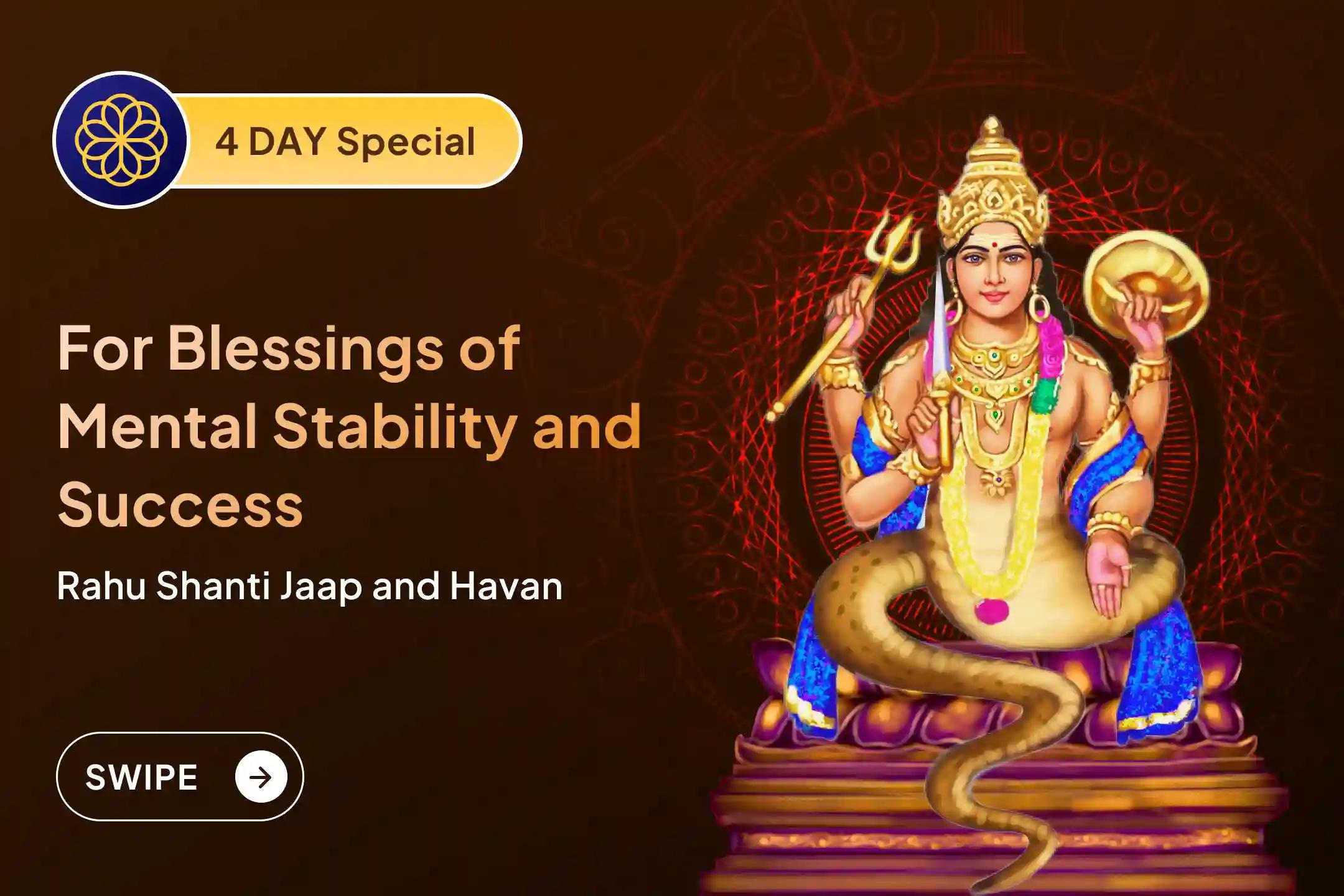 On the first Rahu-ruled Swati Nakshatra of 2026, seek balance and clarity through Rahu Shanti Jaap and Havan for stability and guided progress in life.🙏🛕