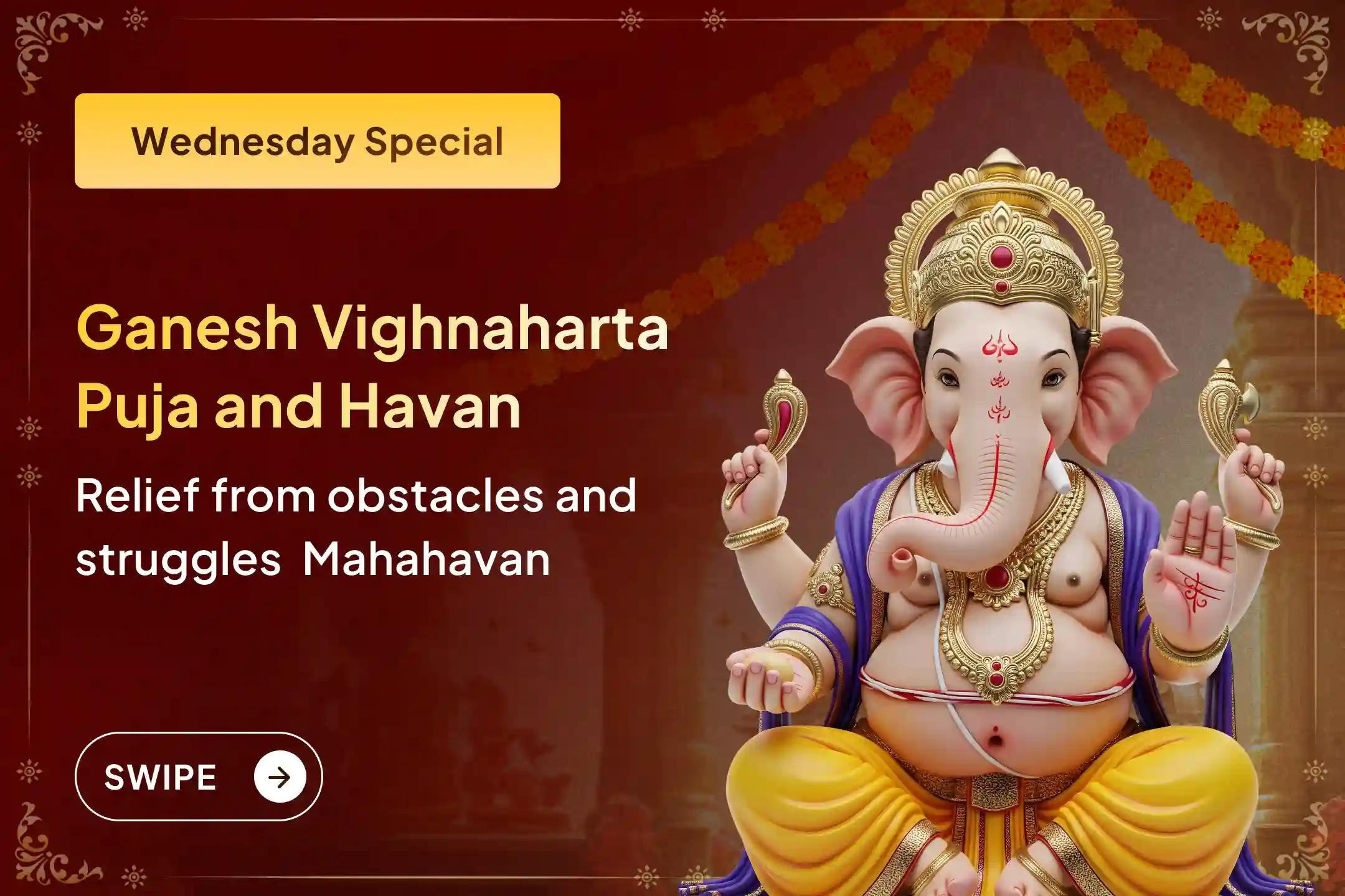  Surrounded by troubles? Obstacles at every turn? 🤯 Feeling helpless? 😟 Let go of worry. 🙏 Participate in this special ritual and receive the blessings of Lord Ganesh to remove every obstacle. ✨🚩