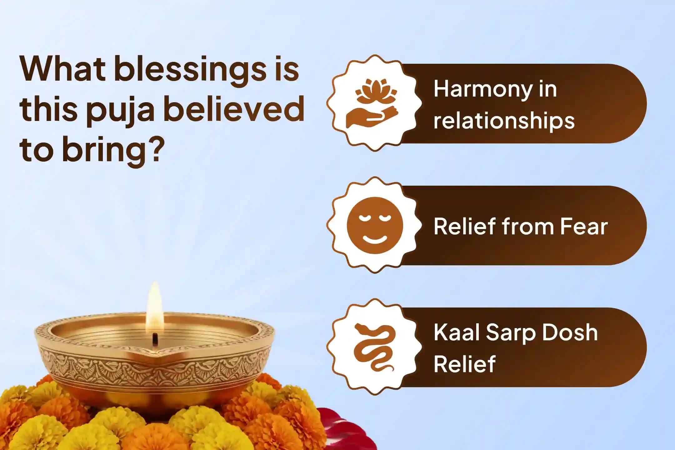 ✨ In the year’s first Amavasya, receive blessings for relief from issues caused by Kaal Sarp Dosha. This puja carries powerful energies of the Trimbakeshwar Jyotirlinga. ✨