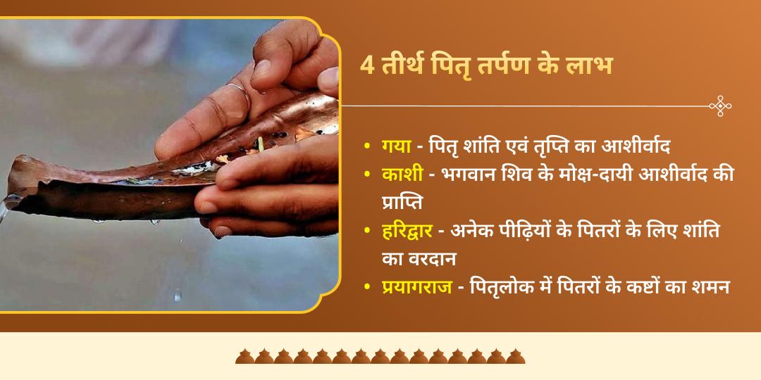 मौनी अमावस्या 4 तीर्थ पितृ तर्पण (गया, हरिद्वार, त्रिवेणी संगम एवं काशी)  