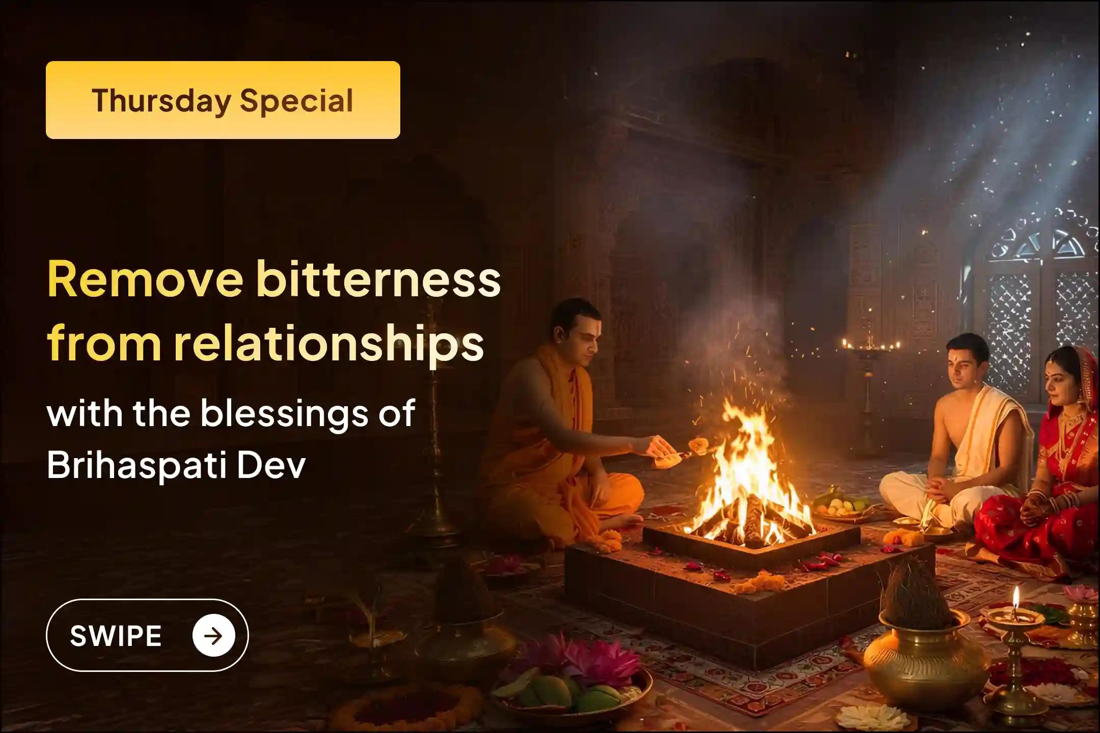  This Thursday, strengthen your relationships even more with the blessings of Brihaspati Dev 💛