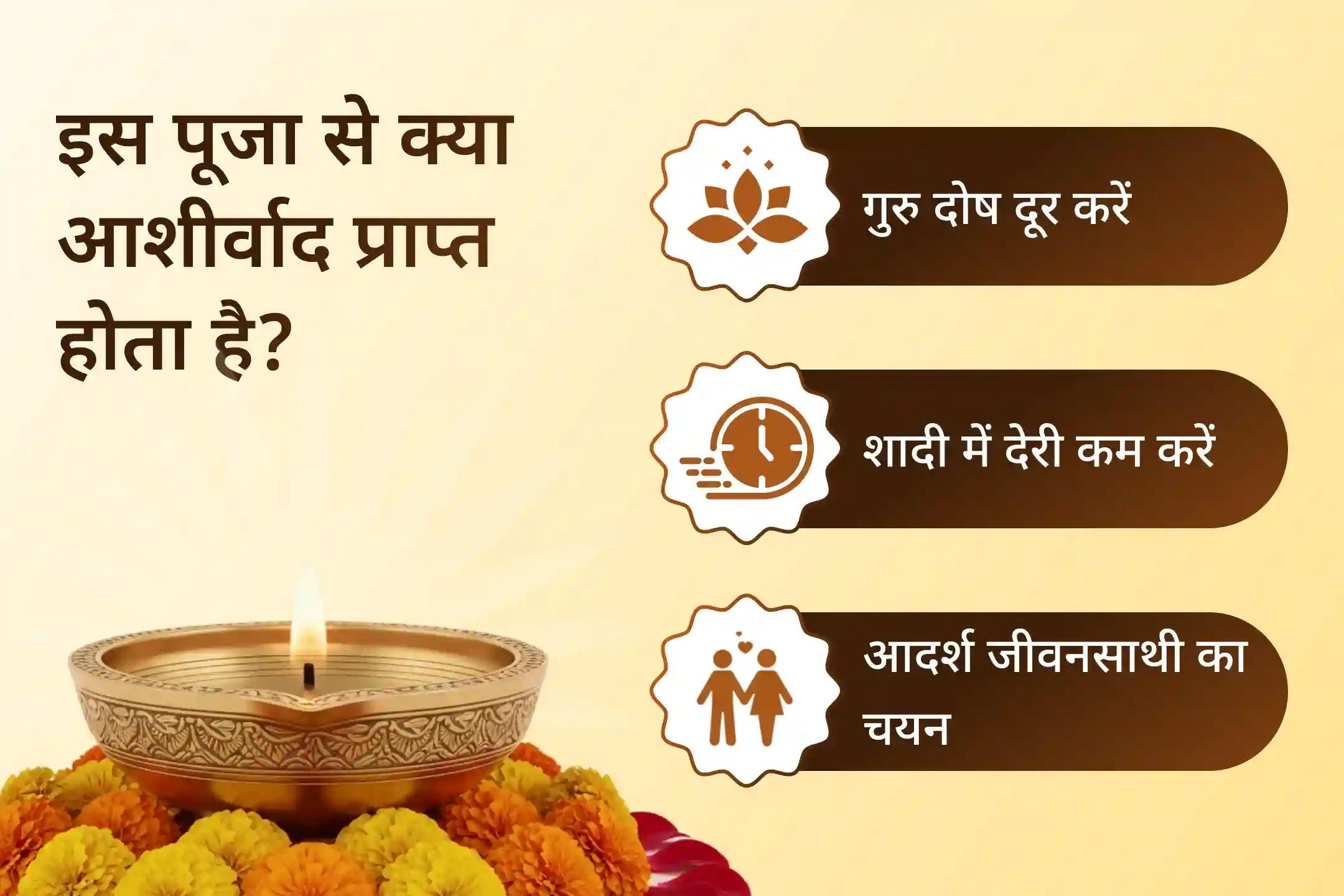 💍🕉️ साल 2026 की विवाह आशीर्वाद पूजा में भाग लें और इसमें होने वाली देरी को दूर करने के लिए आध्यात्मिक उपाय अपनाएं, निजी रिश्तों में गुरु दोषों से राहत के द्वार खोलें