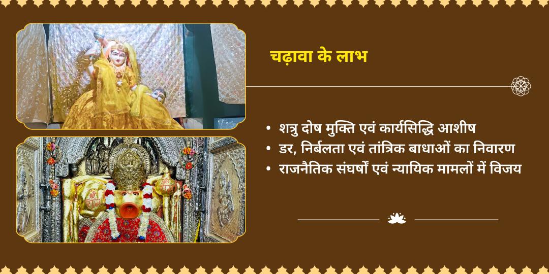 गुप्त नवरात्रि-मंगलवार महाविद्या बगलामुखी-संकट मोचन हनुमान चढ़ावा 