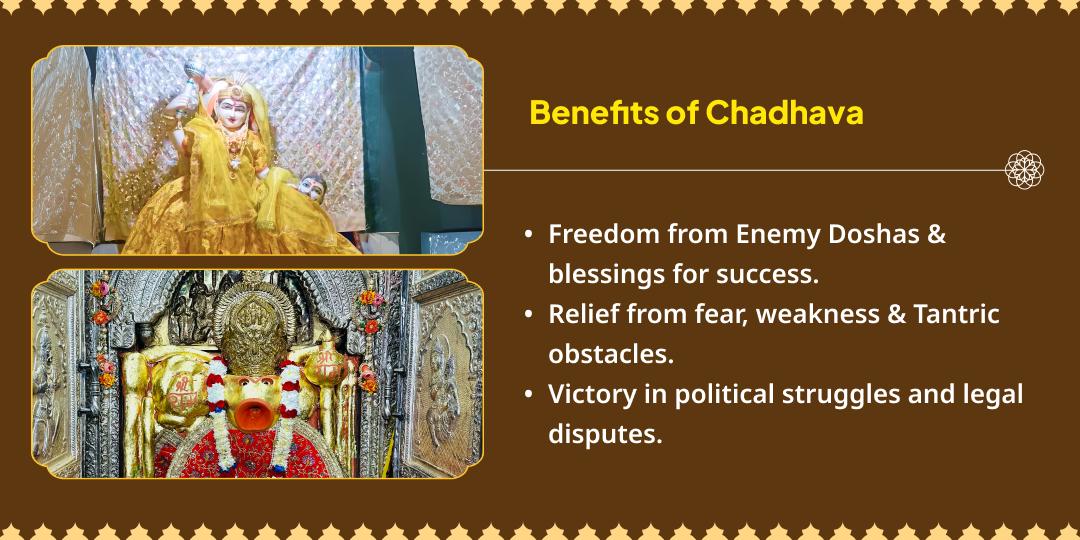 Gupt Navratri-Tuesday Mahayog Mahavidya Baglamukhi-Sankat Mochan Hanuman Chadhava