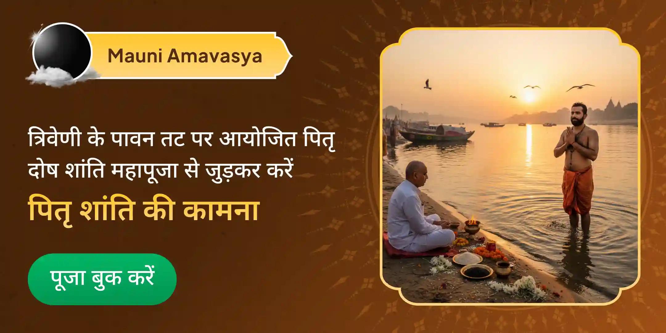 पितृ दोष शांति महापूजा एवं त्रिवेणी संगम आरती