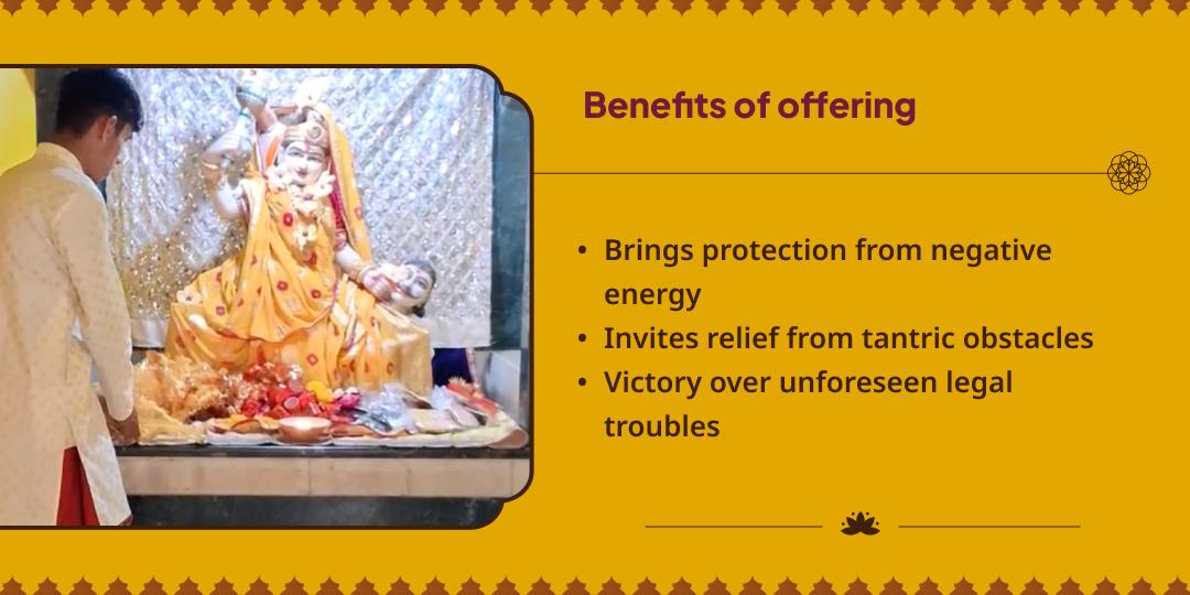 Gupt Navratri Maha Ashtami Shatru Nashak Asht Mahavidya Maa Baglamukhi Chadhava