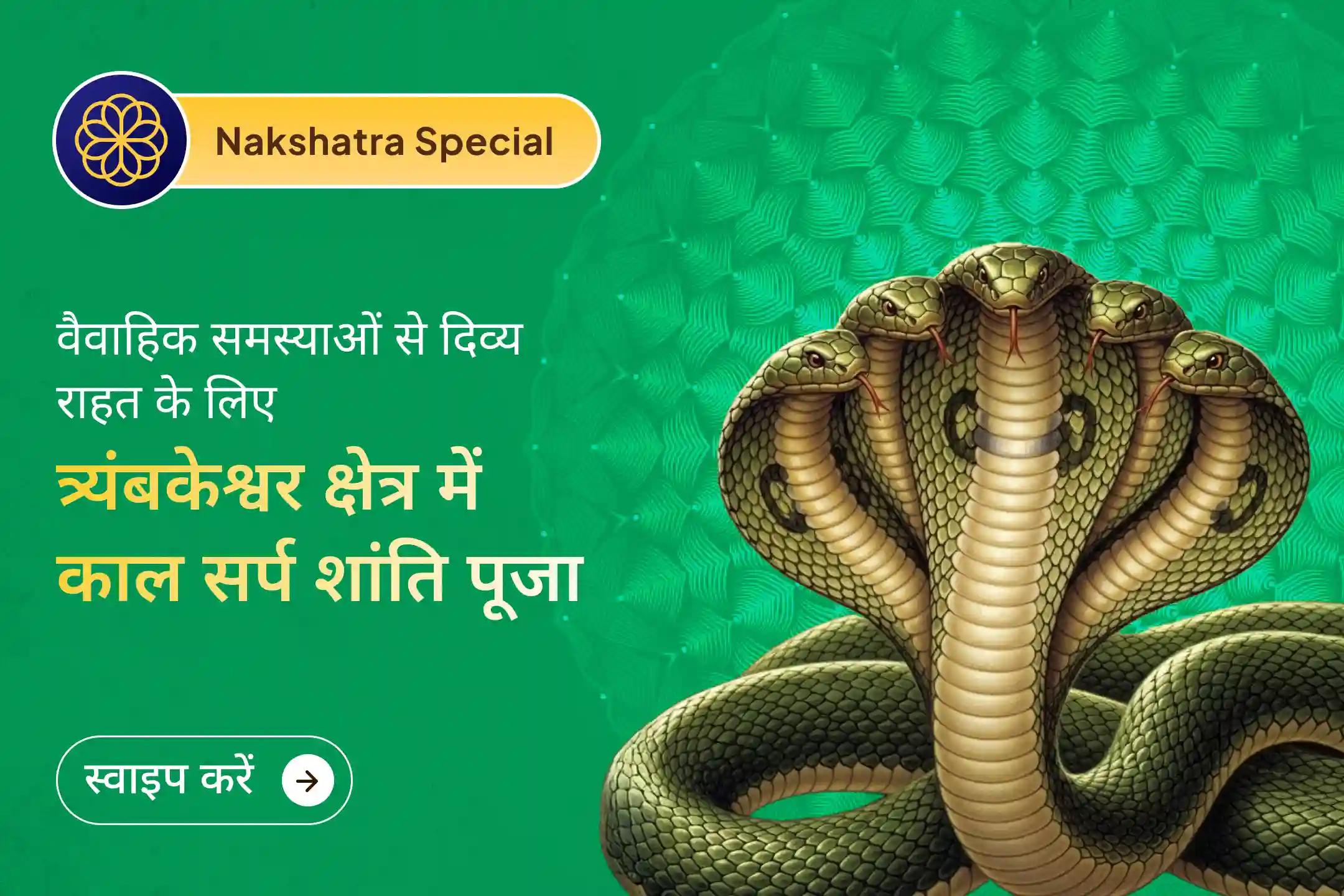 ✨ दिव्य आर्द्रा नक्षत्र काल में त्र्यंबकेश्वर ज्योतिर्लिंग की ऊर्जा के साथ काल सर्प शांति पूजा से पाएं वैवाहिक समस्याओं और कार्मिक बोझ से राहत आशीर्वाद 