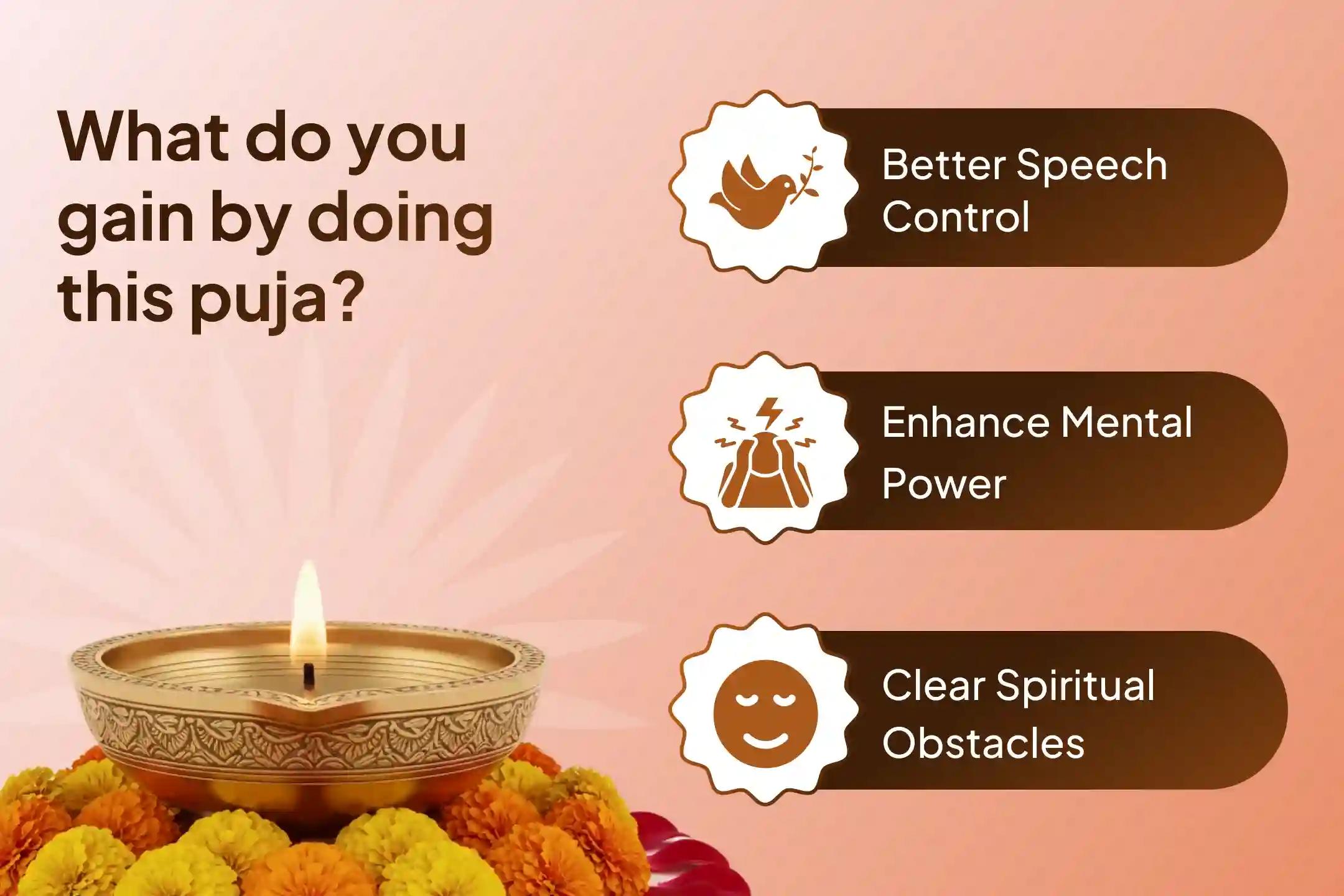 On the auspicious Gupta Navaratri Navami, participate in the Matangi Devi 108 Lavang Ahuti Homam and Saraswati Devi Puja to enhance your knowledge and speech🙏