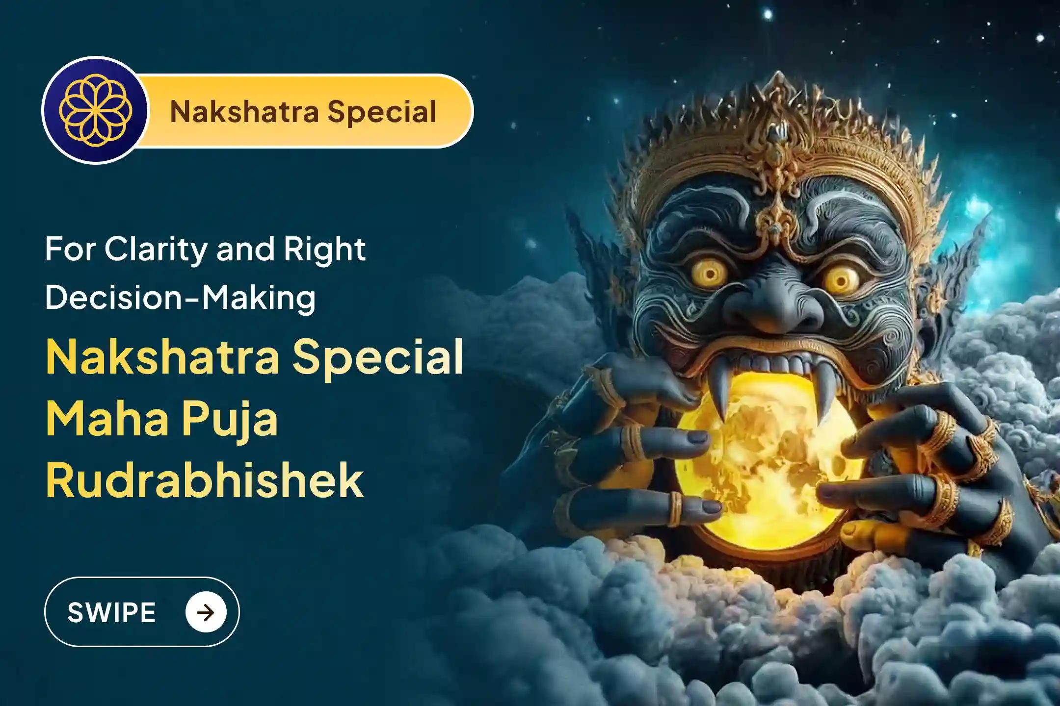 🌑 A sacred New Year opportunity to receive blessings for mental peace and wise decisions through a Maha Puja and Rudrabhishek during Rahu Nakshatra Kaal