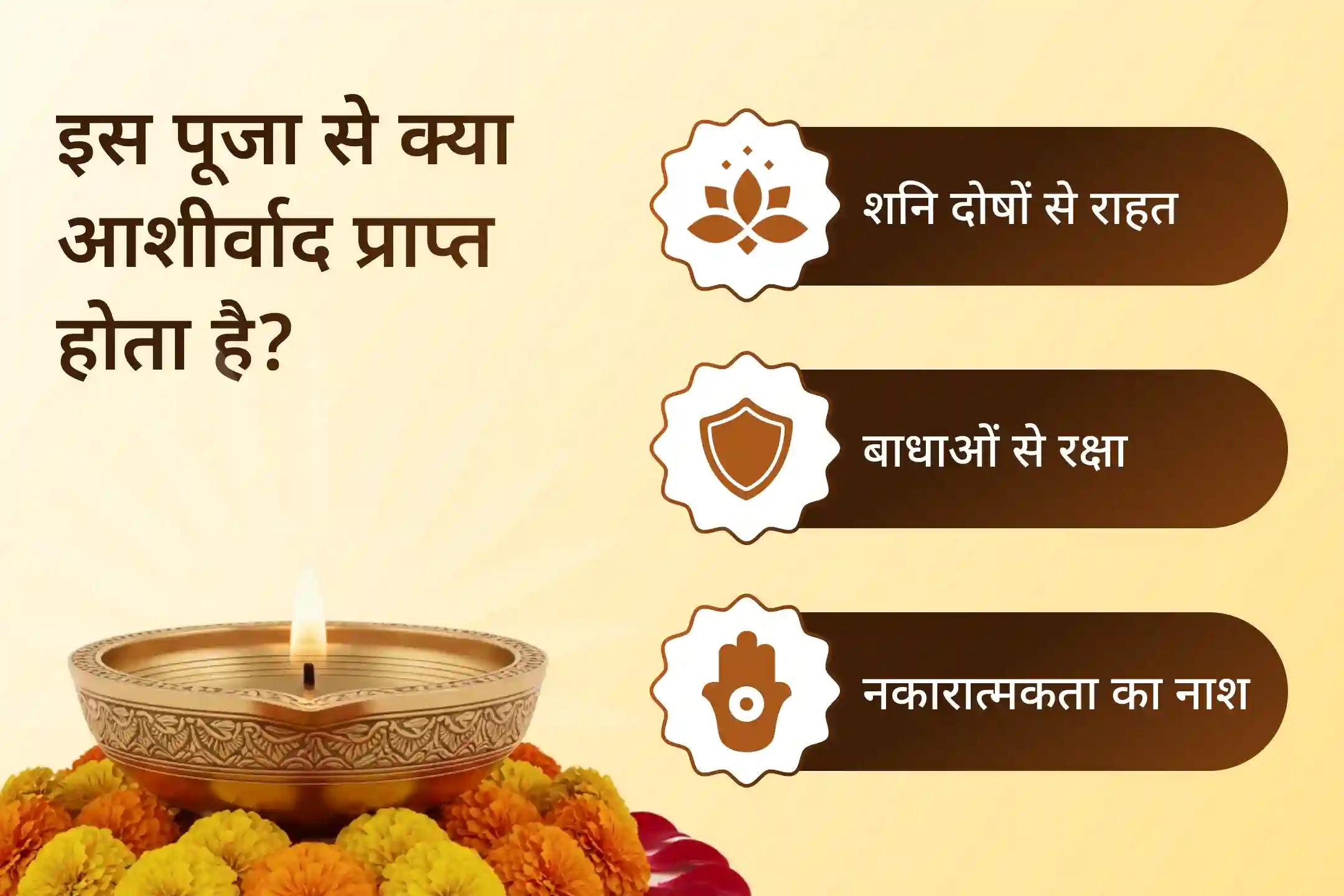 शनि त्रयोदशी के पावन अवसर को यूँ ही न जाने दें। जीवन में आ रही बाधाओं  को कम करने और संतुलन हेतु 51 ब्राह्मणों द्वारा संपन्न भगवान हनुमान और शनिदेव को समर्पित संयुक्त अनुष्ठान में भाग लें।✨