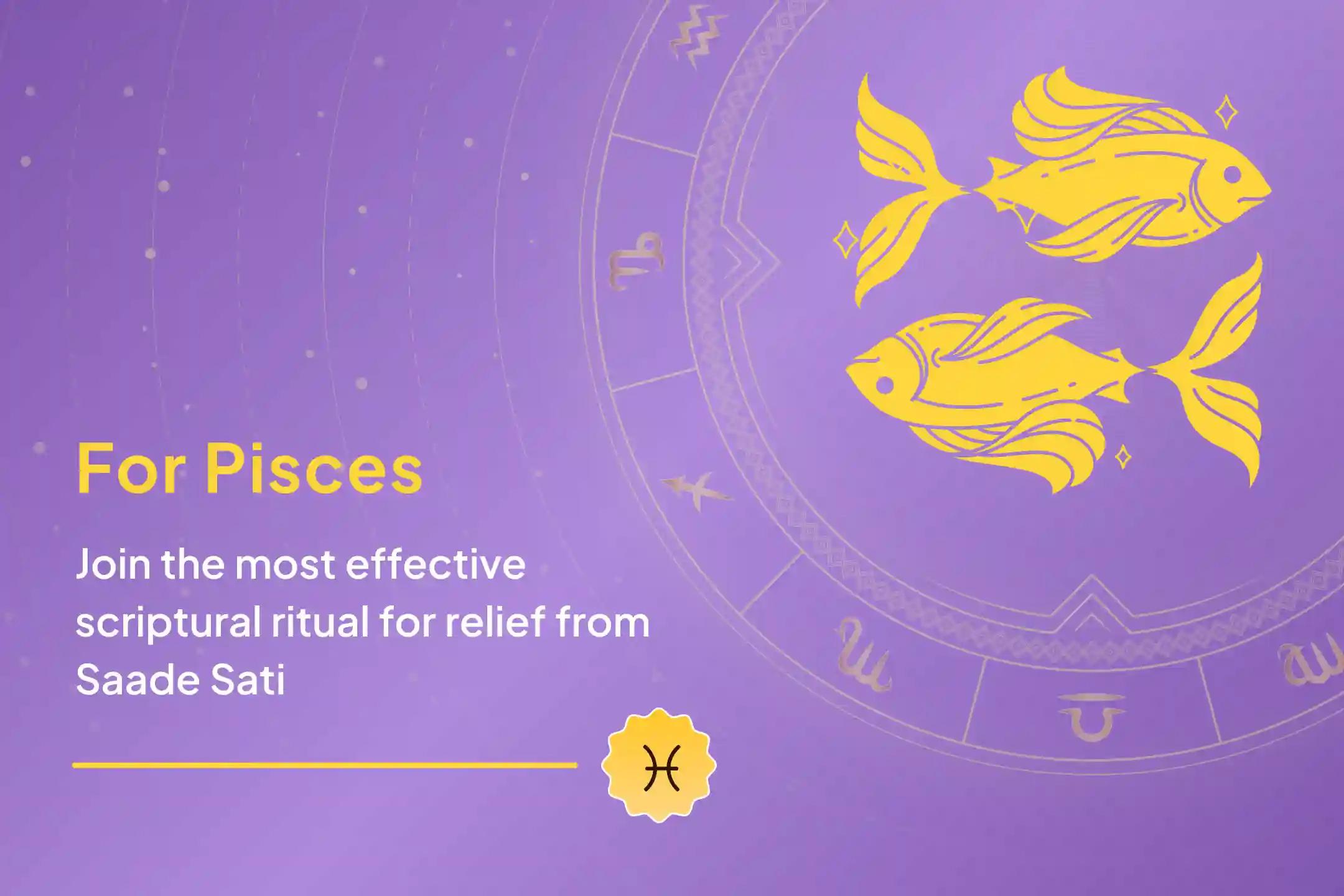 ✨ Is your zodiac sign Pisces? Do you know that the second phase of your Sade Sati is currently underway? Join the Shani Dosha Shanti Puja to pacify the negative effects associated with this phase.
