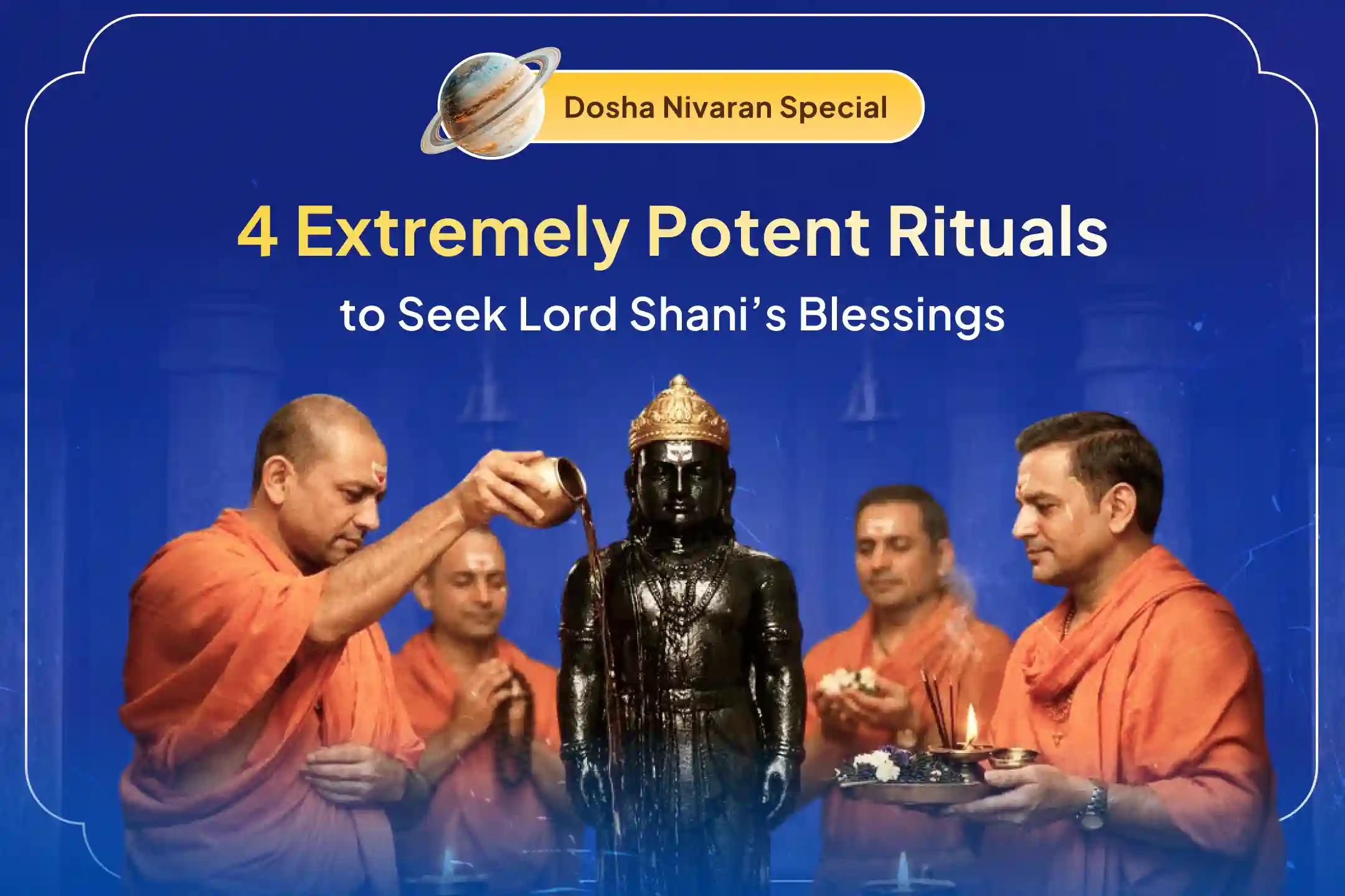 🪔 For the first time on Sri Mandir - be a part of all four essential Shani Shanti rituals together to seek balance and relief during Sade Sati.