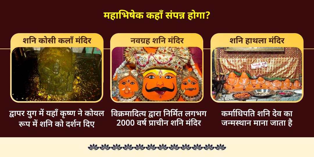 शनि त्रयोदशी महा शिवरात्रि कर्म चक्र शांति रुद्र-शनि महाभिषेक 