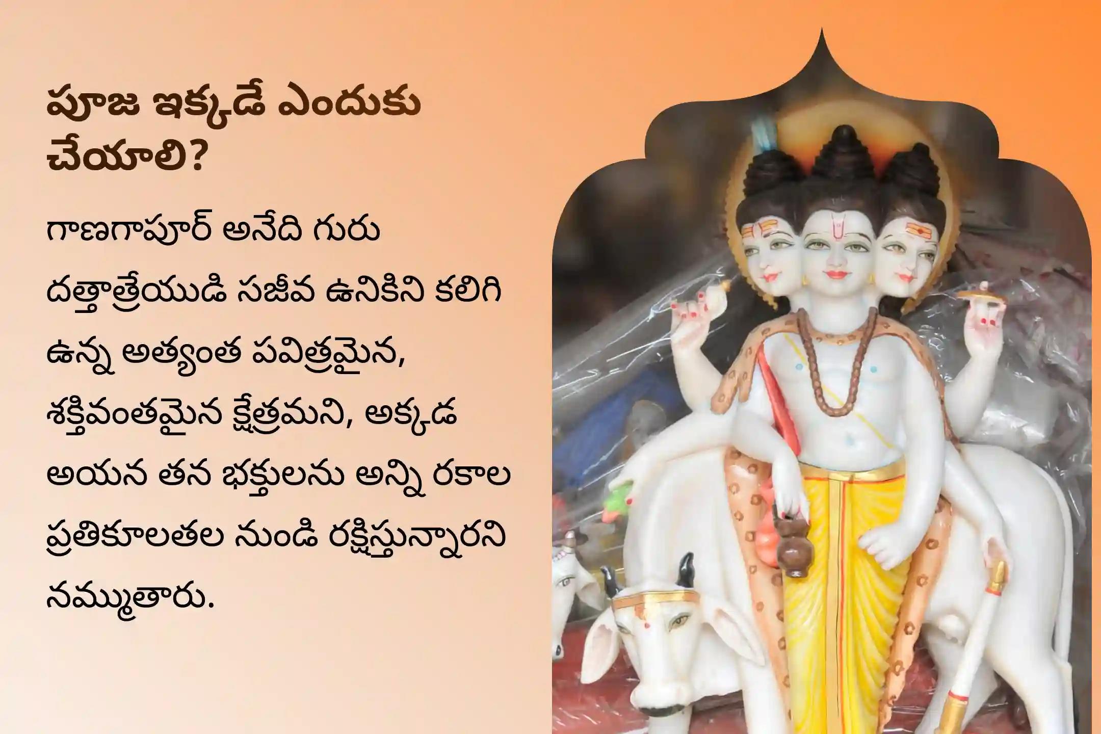 పితృ దోషం, పితృ శాపాలు తొలగించడానికి మరియు దృష్టి దోషం నుండి రక్షణ అందించడానికి గాణగాపూర్ క్షేత్ర పౌర్ణమి ప్రత్యేక దత్తా హోమంలో పాల్గొనండి