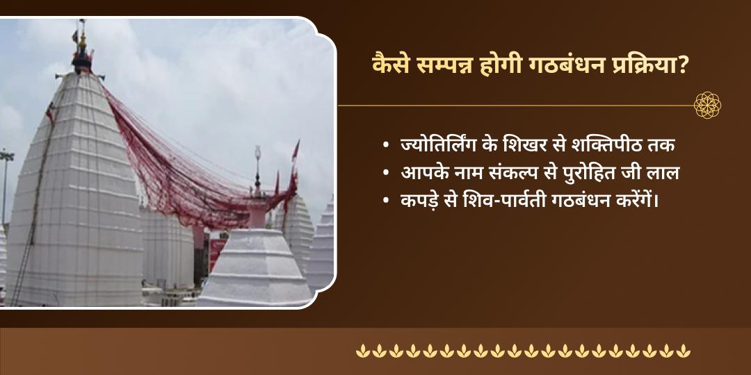 महा शिवरात्रि माह प्रथम सोमवार बैद्यनाथ धाम शिव-पार्वती गठबंधन