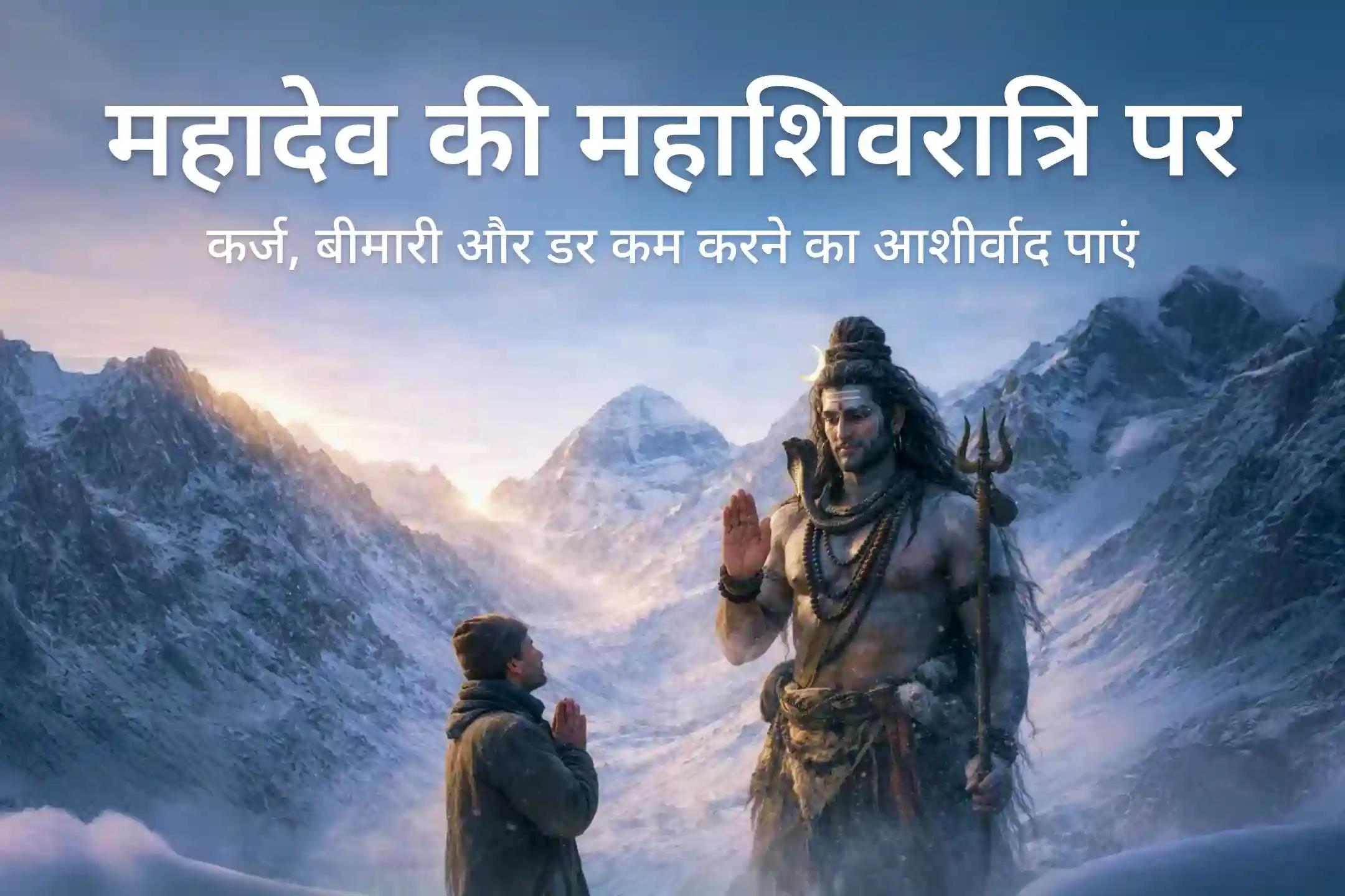 🙏 क्या आपका भारी कर्ज़ या लगातार बिगड़ती सेहत आपको डरा रही है? इस महाशिवरात्रि, भगवान शिव की कृपा आपके सबसे बड़े संकटों को मिटा सकती है!