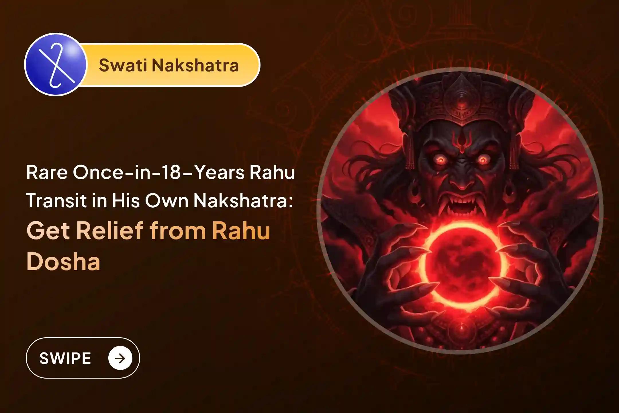 Participate in this Rahu Shanti Jaap and Homam performed during Rahu Transiting his own Nakshatra, happening Once-in-18-Years, for the blessings of Mental Stability and Success.