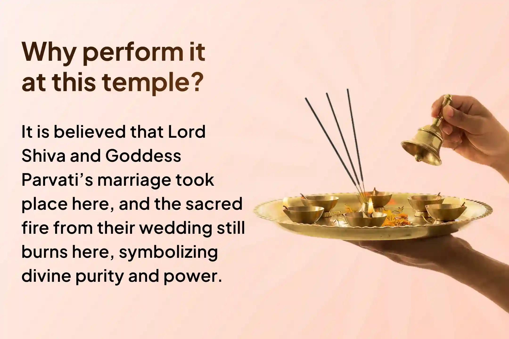 🔱 Receive guidance for love and harmony by participating in the sacred puja at Triyuginarayan Temple… where the marriage of Mahadev and Maa Gauri took place 🔱