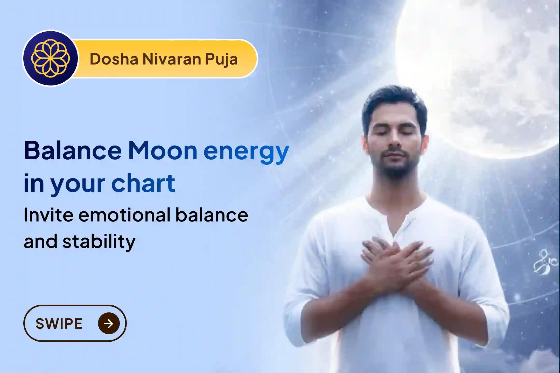 🌙 Experiencing emotional restlessness, overthinking, or mental heaviness? This Chandra Graha Shanti Puja is performed to seek calmness, stability, and inner balance through the grace of Chandra Dev 