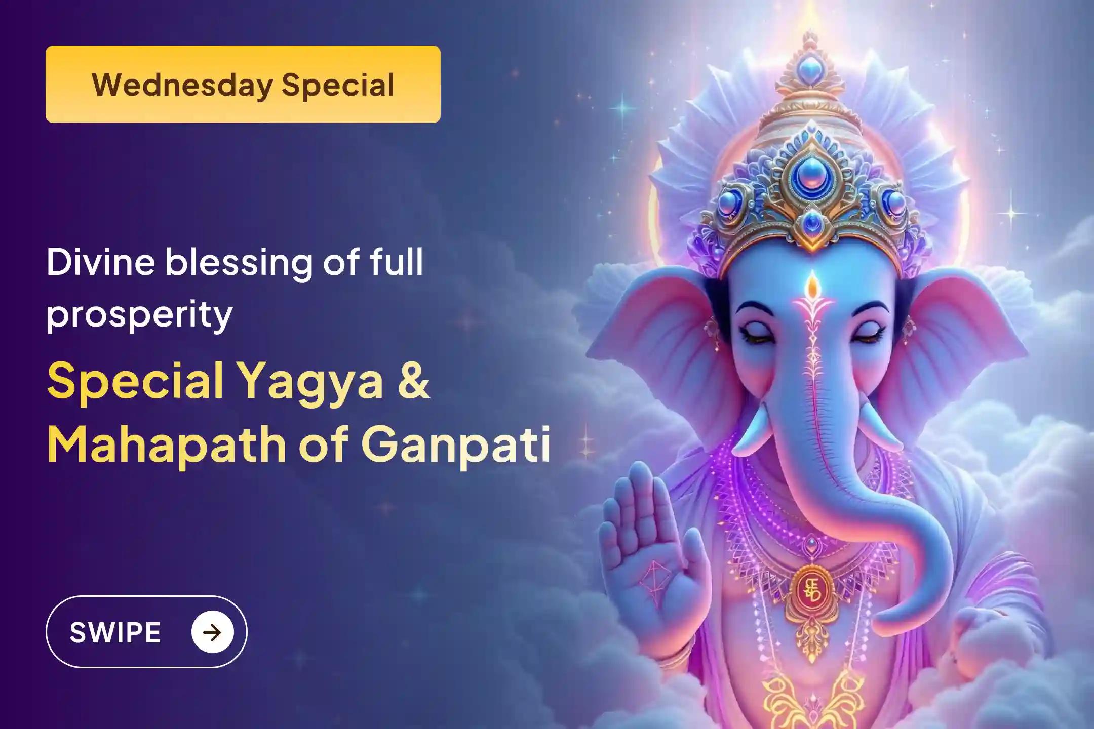 🚩 A great opportunity for Ganesh Atharvashirsha Path along with 1008 Modak Ahuti Yagya this Wednesday at the most ancient Ganesh temple of Ujjain to receive blessings of full prosperity in life 🚩