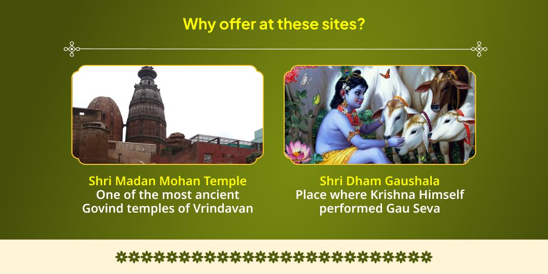 Masik Krishna Janmashtami Special Krishna Morpankh-Makhan Mishri Chadhava & Baal Gopal & Gau Seva