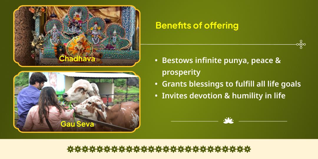 Masik Krishna Janmashtami Special Krishna Morpankh-Makhan Mishri Chadhava & Baal Gopal & Gau Seva