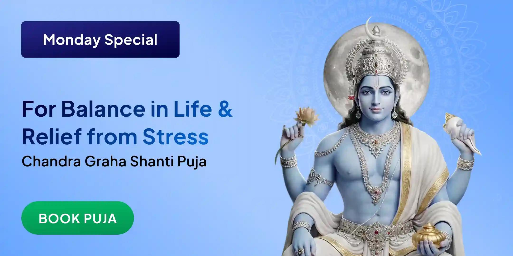 Chandra Dosha Nivaran Puja and Rudrabhishek