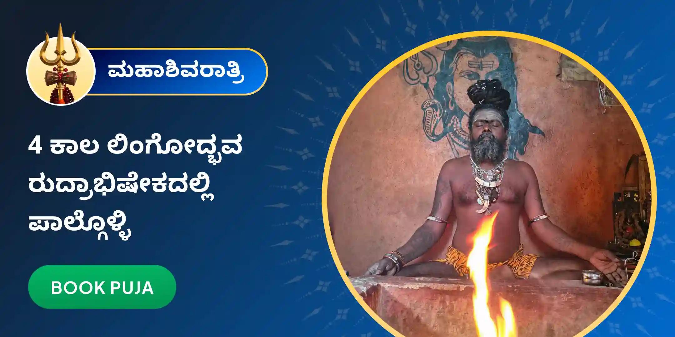 ನಾಗ ಸಾಧುಗಳಿಂದ 4 ಕಾಲ ಲಿಂಗೋದ್ಭವ ರುದ್ರಾಭಿಷೇಕ