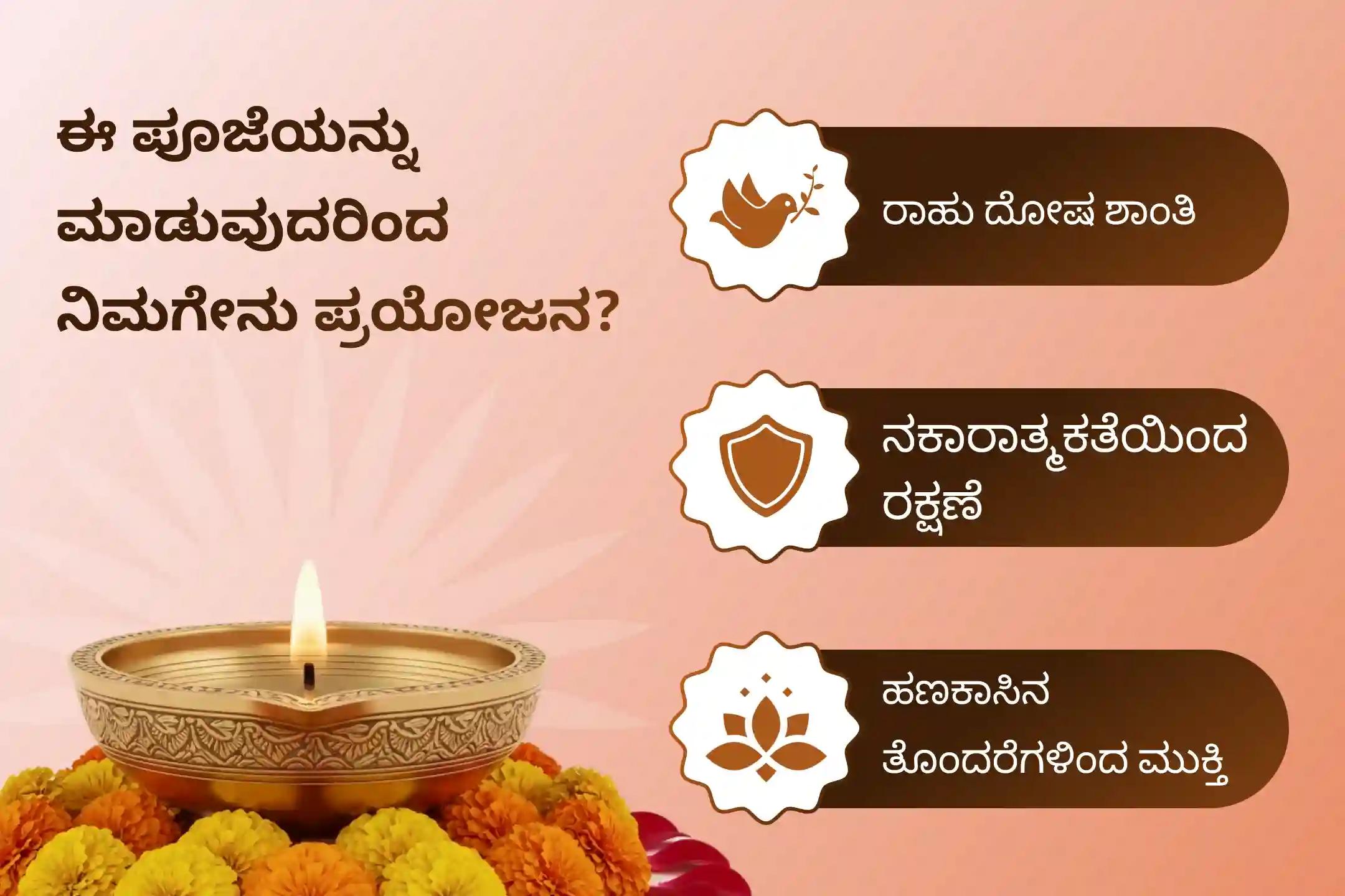 ರಾಹು ತನ್ನ ಸ್ವಂತ ನಕ್ಷತ್ರದಲ್ಲಿ ಸಂಚರಿಸುವ 18 ವರ್ಷಗಳಿಗೊಮ್ಮೆ ಬರುವ ಅಪರೂಪದ ಸಂದರ್ಭದಲ್ಲಿ ನಡೆಯುವ ಈ ವಿಶೇಷ ರಾಹು ಶಾಂತಿ ಜಪ ಮತ್ತು ಹೋಮದಲ್ಲಿ ಭಾಗವಹಿಸಿ, ಮಾನಸಿಕ ಸ್ಥಿರತೆ ಮತ್ತು ಯಶಸ್ಸಿನ ಆಶೀರ್ವಾದವನ್ನು ಪಡೆಯಿರಿ.