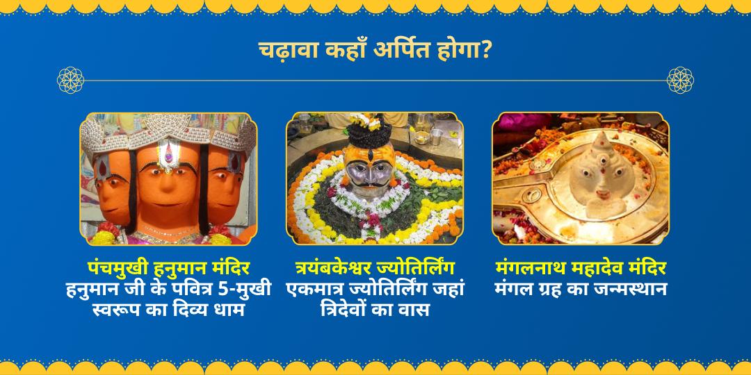 अंगारक योग महासुरक्षा 4 देवी-देवता विशेष चढ़ावा (हनुमान, शिव, गणेश, माँ काली)