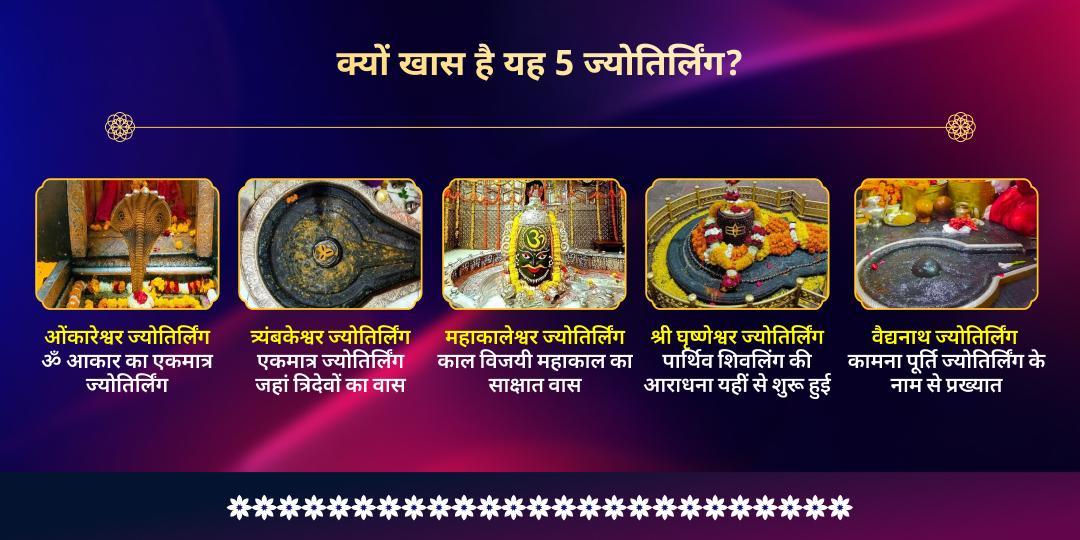 महा शिवरात्रि 5 ज्योतिर्लिंग जल महाभिषेक