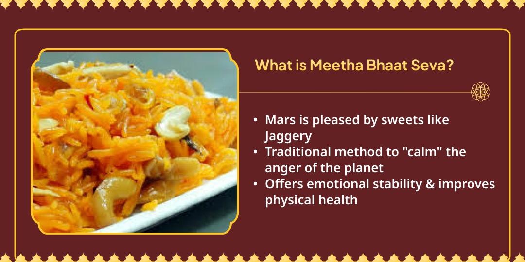 Mangal Gochar-Angarak Yog Mangal Shanti Meetha Bhaat Seva