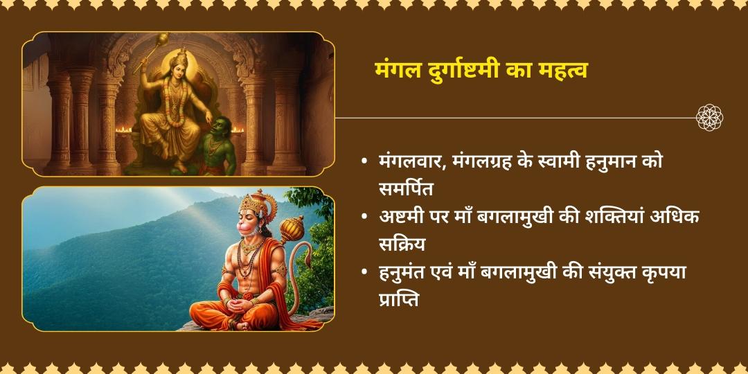 मंगल दुर्गाष्टमी हनुमान-बगलामुखी चढ़ावा 