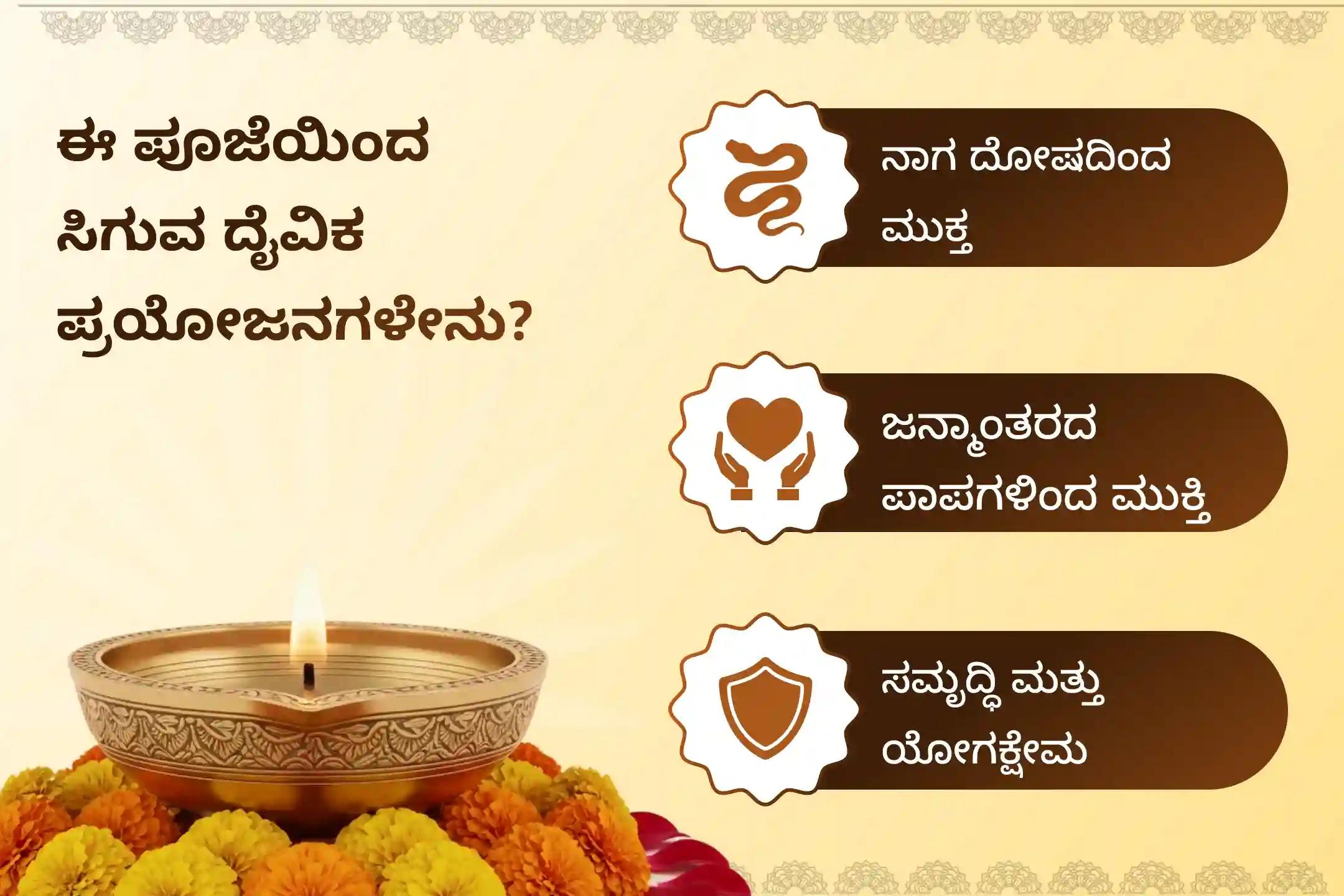 ಸರ್ಪ (ನಾಗ) ದೋಷದ ದುಷ್ಪರಿಣಾಮಗಳನ್ನು ನಿವಾರಿಸಲು ಮತ್ತು ಕರ್ಮದ ಪಾಪಗಳನ್ನು ಶುದ್ಧೀಕರಿಸಲು ಸ್ಕಂದ ಷಷ್ಠಿ ಆಶ್ಲೇಷಾ ಬಲಿ ವಿಶೇಷ ಆಶ್ಲೇಷಾ ನಾಗ ಬಲಿ ಪೂಜೆಯಲ್ಲಿ ಭಾಗವಹಿಸಿ.