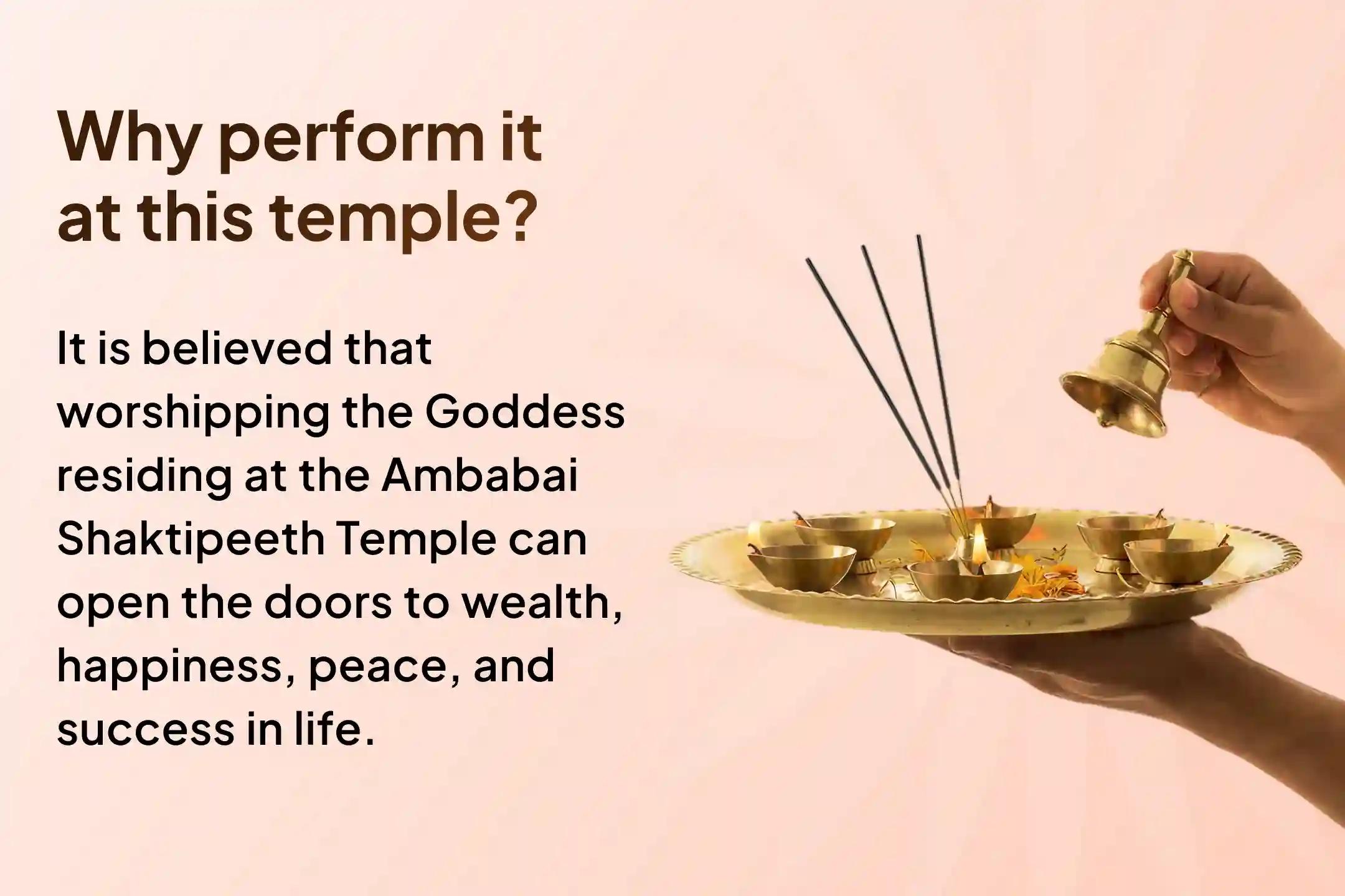 🕯️Receive the divine blessings of wealth and prosperity from Goddess Lakshmi through this sacred ritual to be performed at the Mahalakshmi Ambabai Shaktipeeth ✨